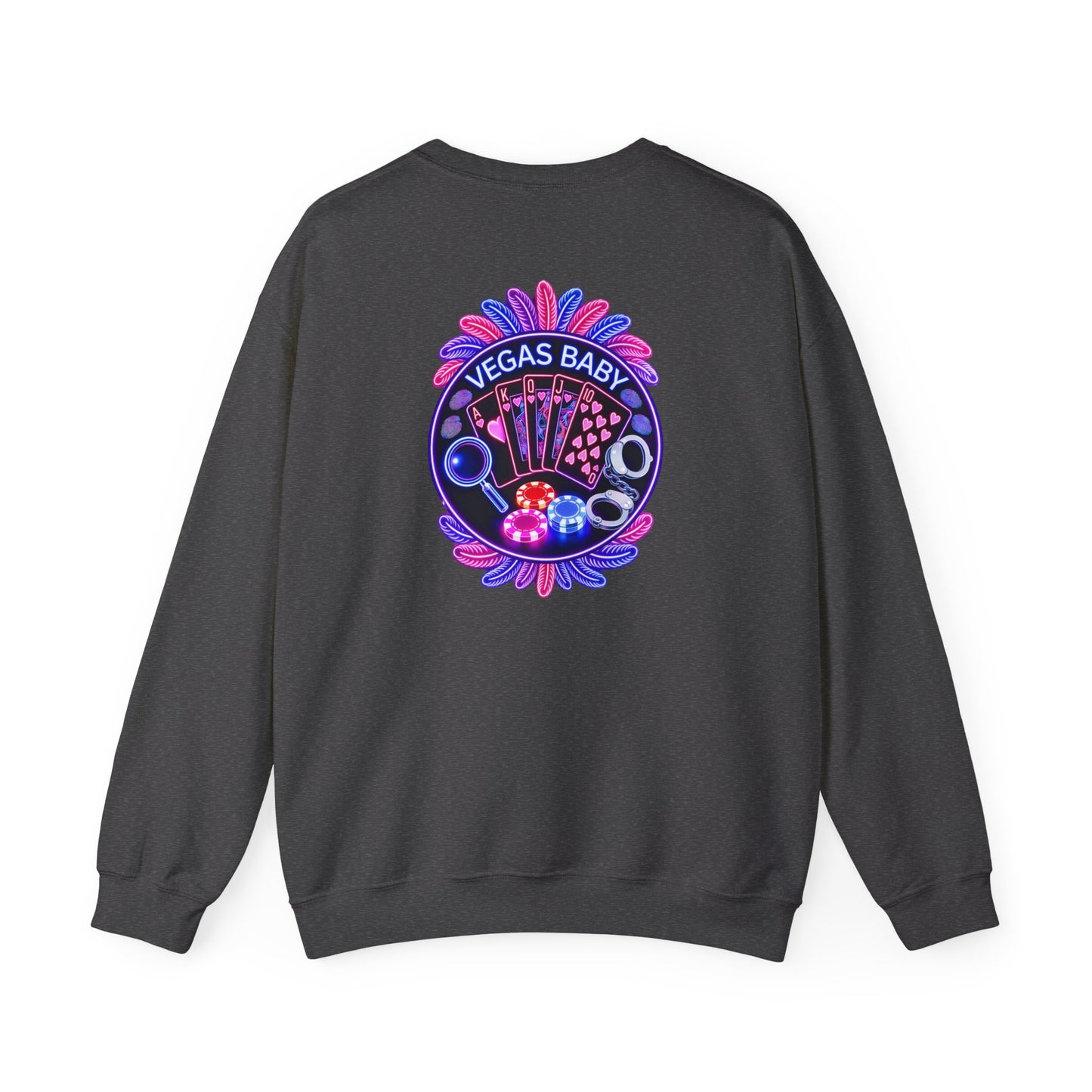 Vegas Baby Crewneck Sweatshirt — Crime Con 26'