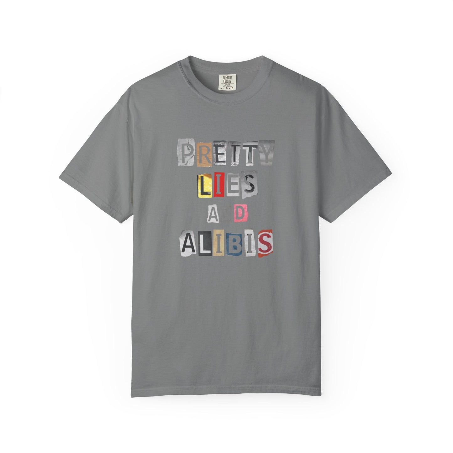 NEW — 'Pretty Lies and Alibis' Ransom Note Graphic Tee