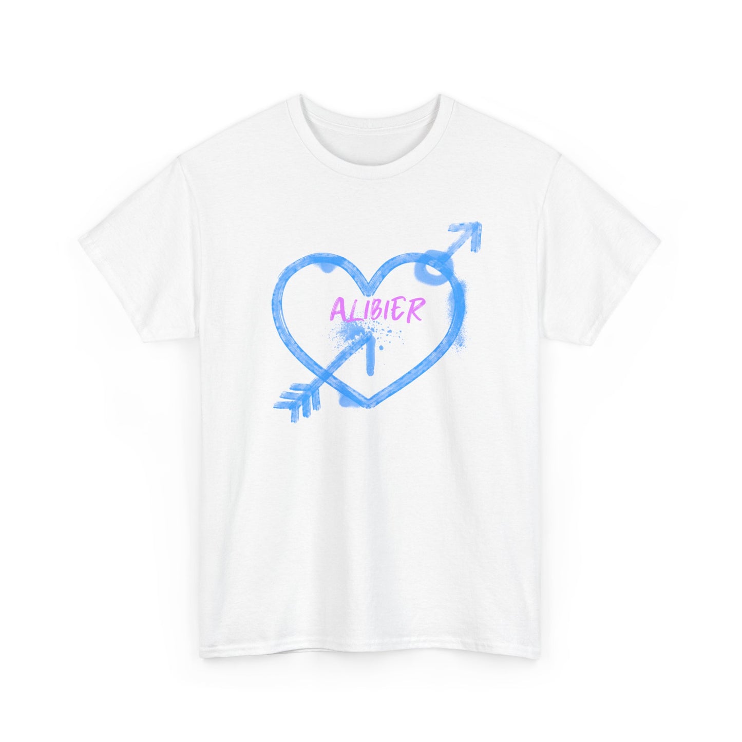 Alibier Heart Unisex Heavy Cotton Tee