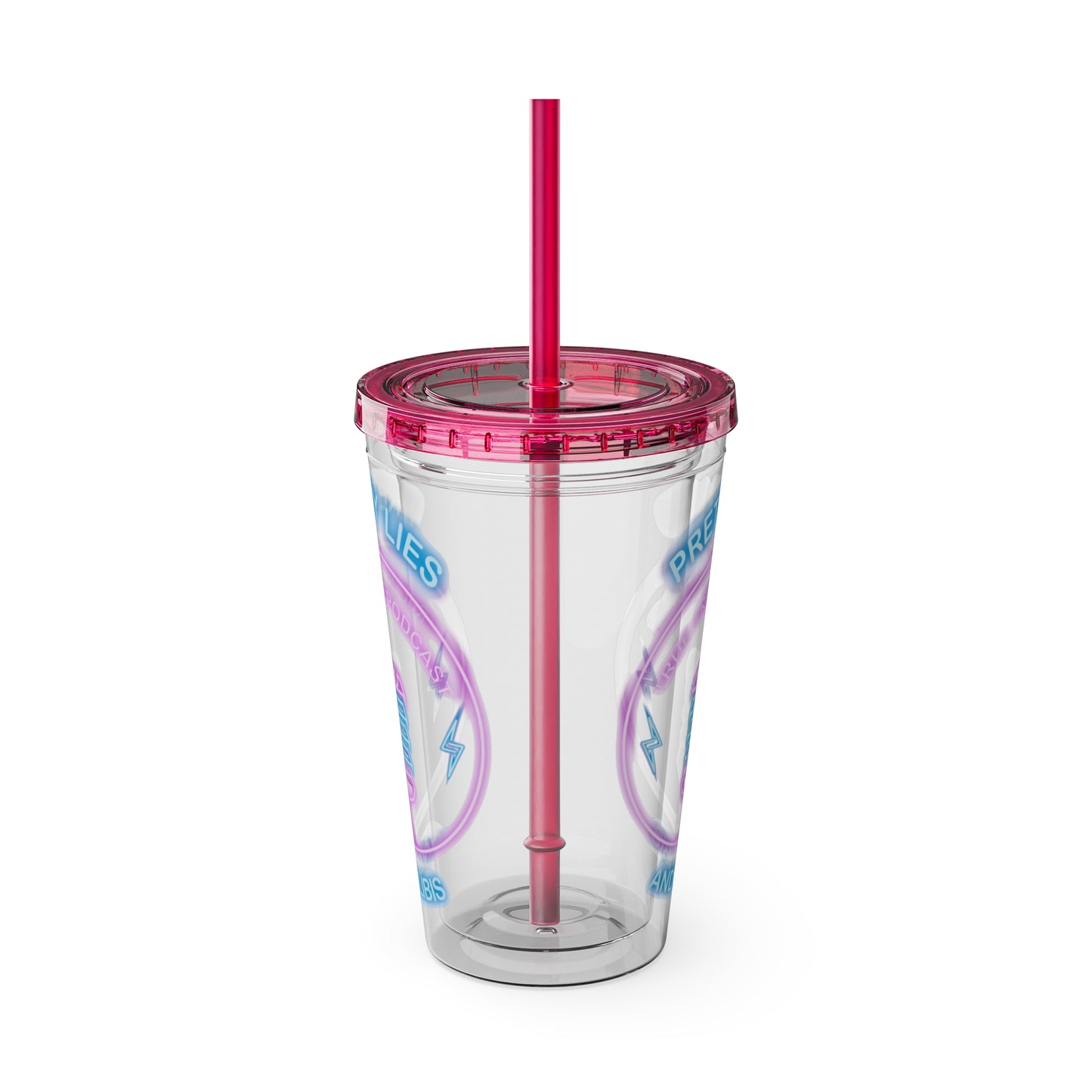 Logo Sunsplash Tumbler with Straw, 16oz