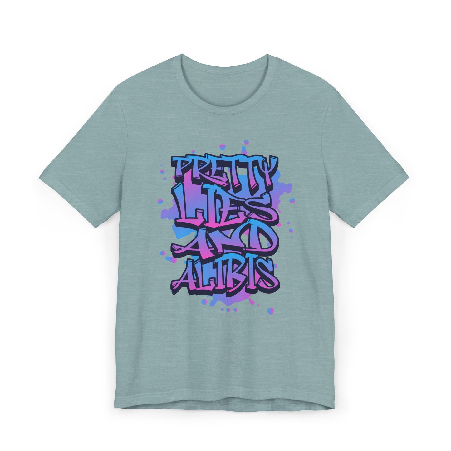 Pretty Lies Retro Unisex Jersey T-Shirt