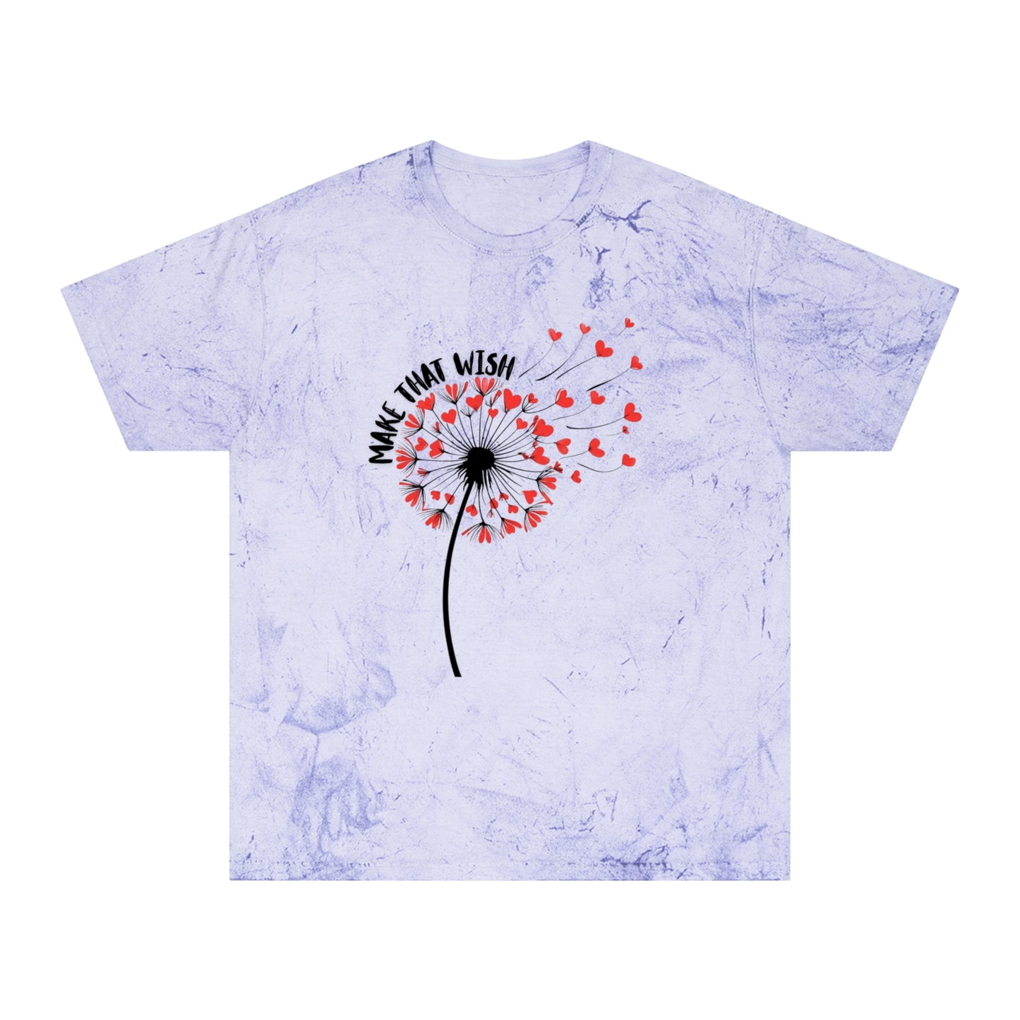 Dandelion 'Make That Wish' Tie-Dye Tee NEW FUN