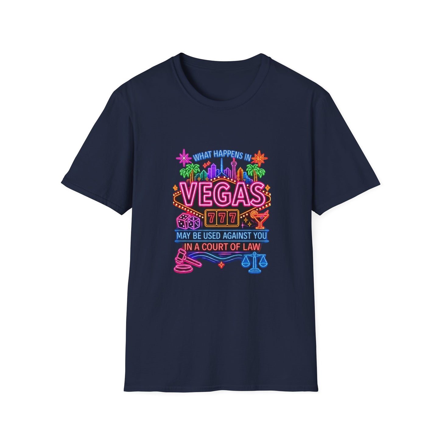 "What Happens in Vegas" Graphic Tee (No Logo)
