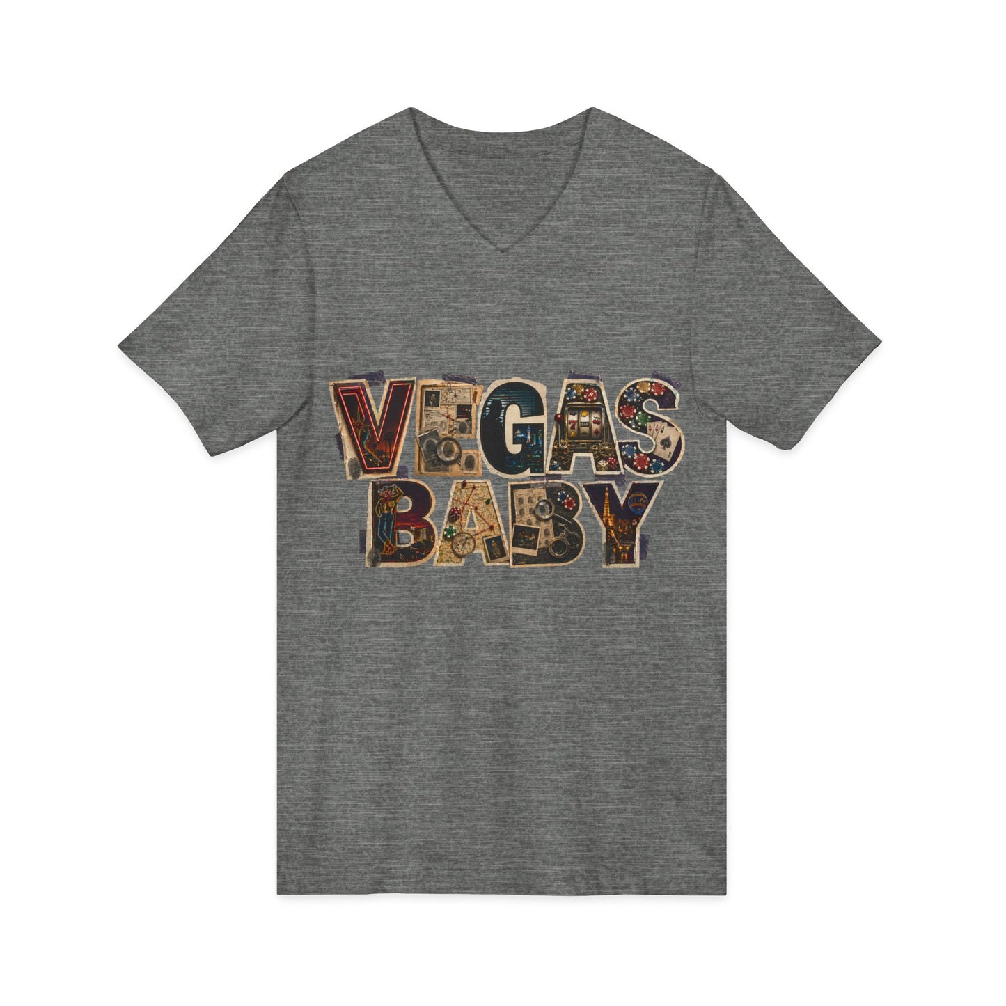 Ransom Vegas Baby V-Neck Tee — Crime Con 26' (No Logo)