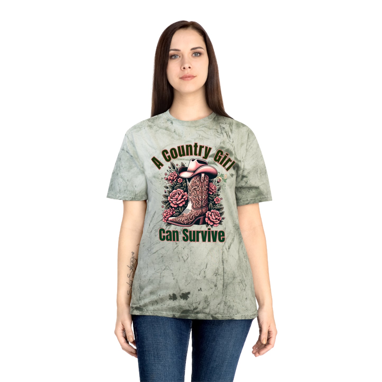 Country Girl Color Blast Tee - NEW 2025
