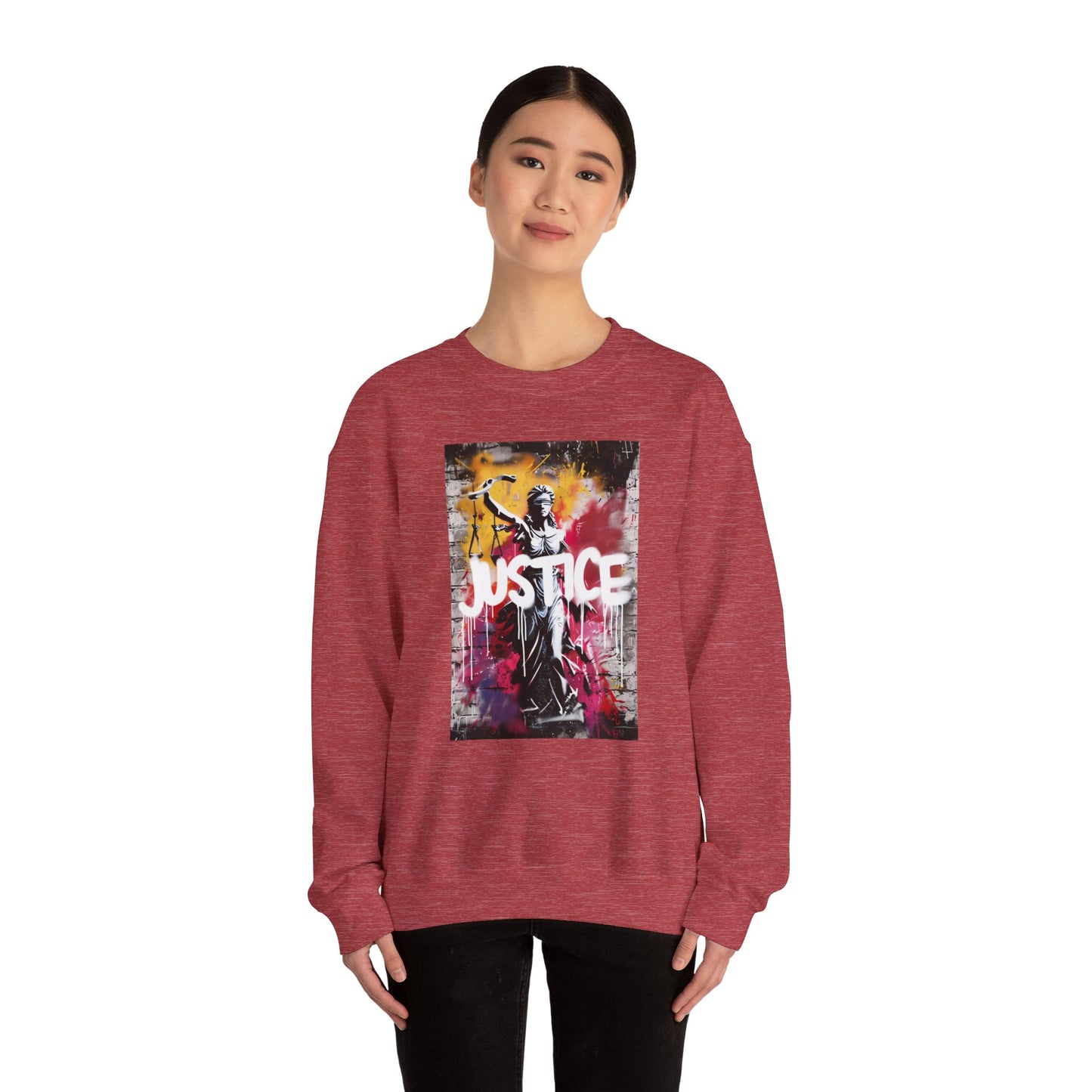 NEW! Justice Graphic Crewneck Sweatshirt - Unisex Heavy Blend™