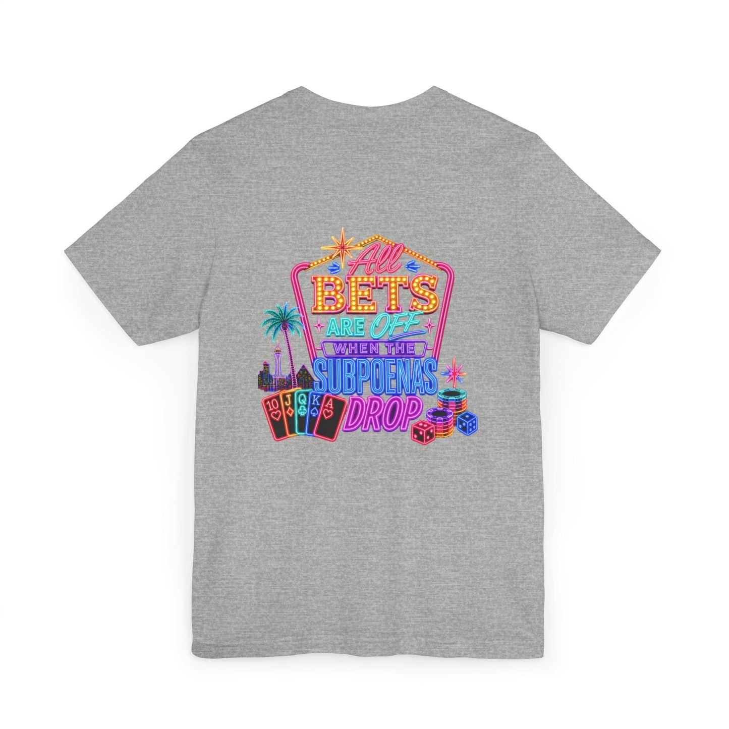 'All Bets Are Off' Retro Vegas Tee Crime Con 26'