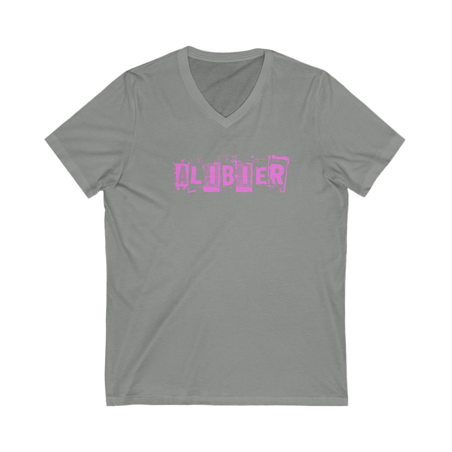 Alibier Unisex Jersey Short Sleeve V-Neck Tee