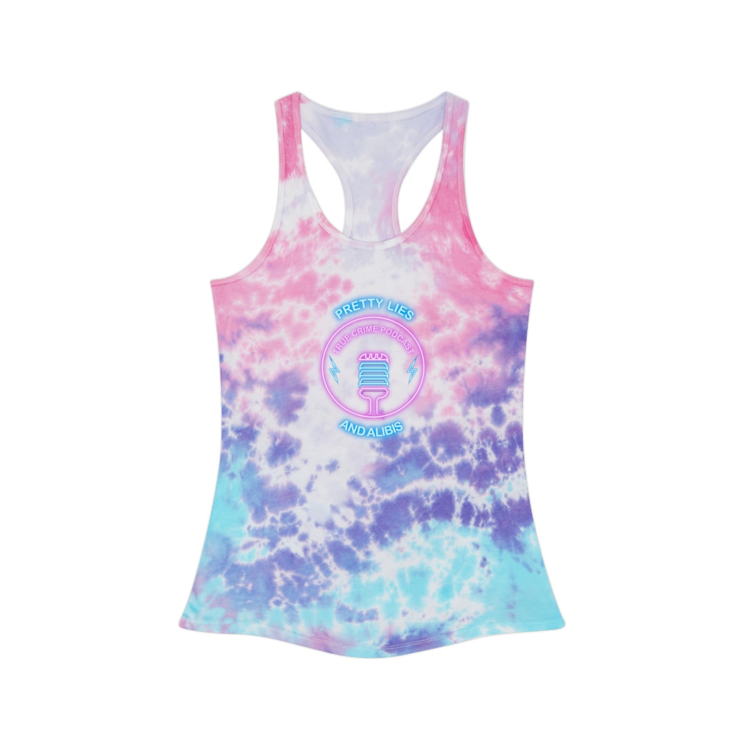 Logo Tie Dye Racerback Tank Top