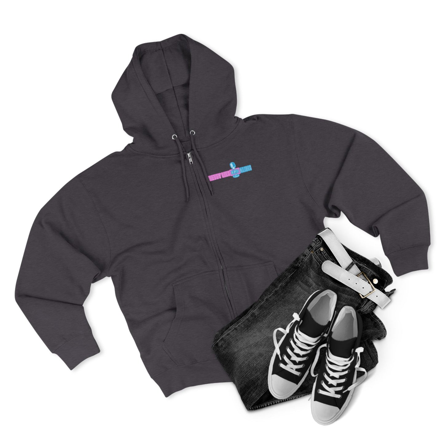 Vegas Zip Hoodie — "What Happens in Vegas" Crime Con 26' (For y'all who freeze)