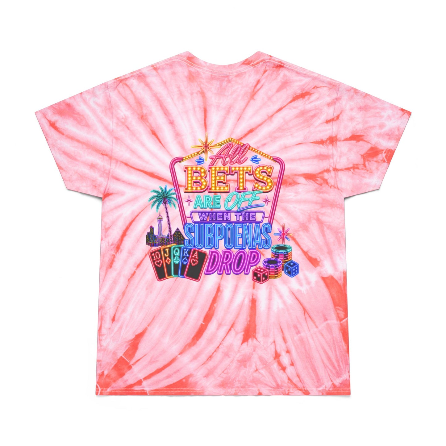Tie-Dye Tee — "All Bets Are Off" Crime Con 26'