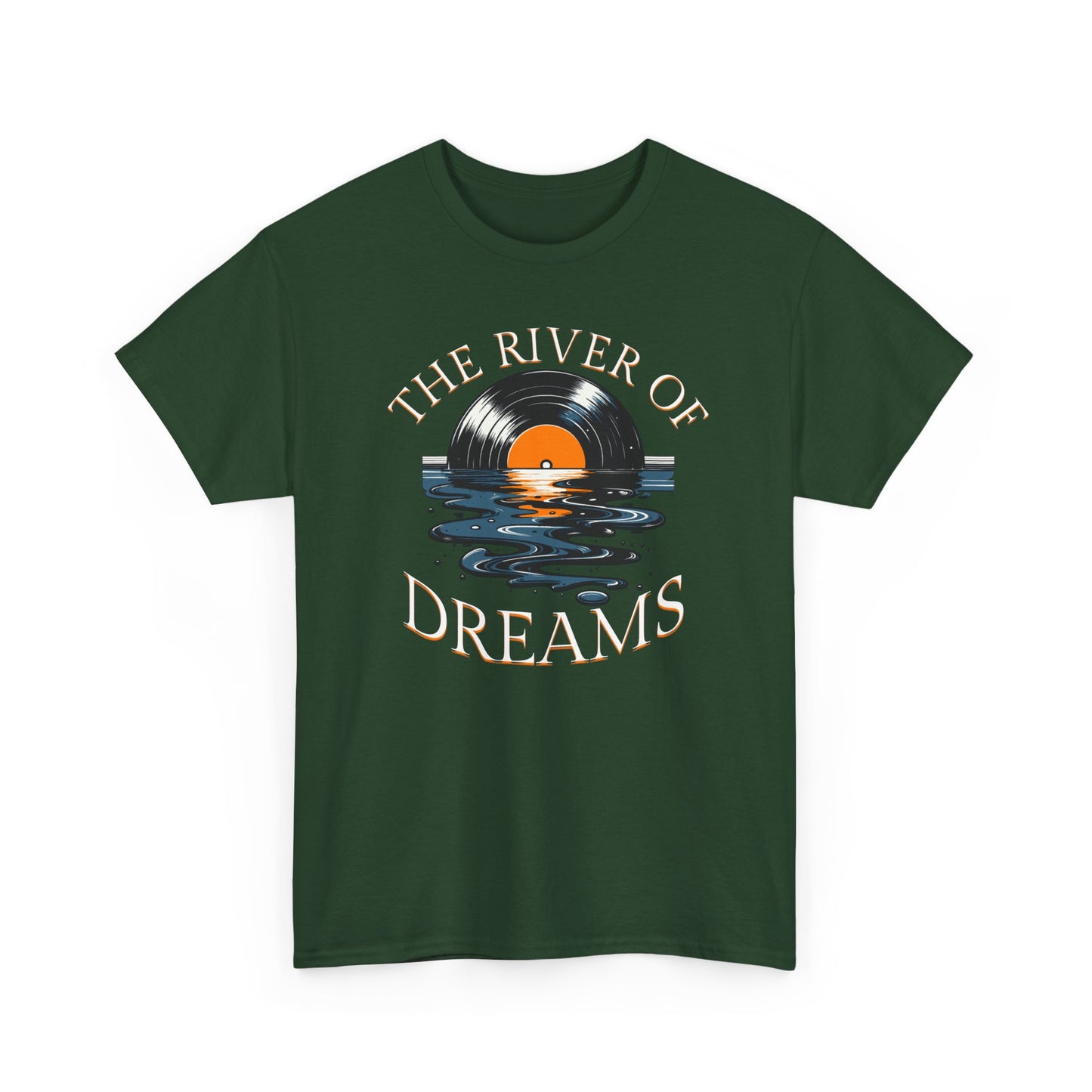 Unisex Heavy Cotton Lyrics Tee River of Dreams- New 2025
