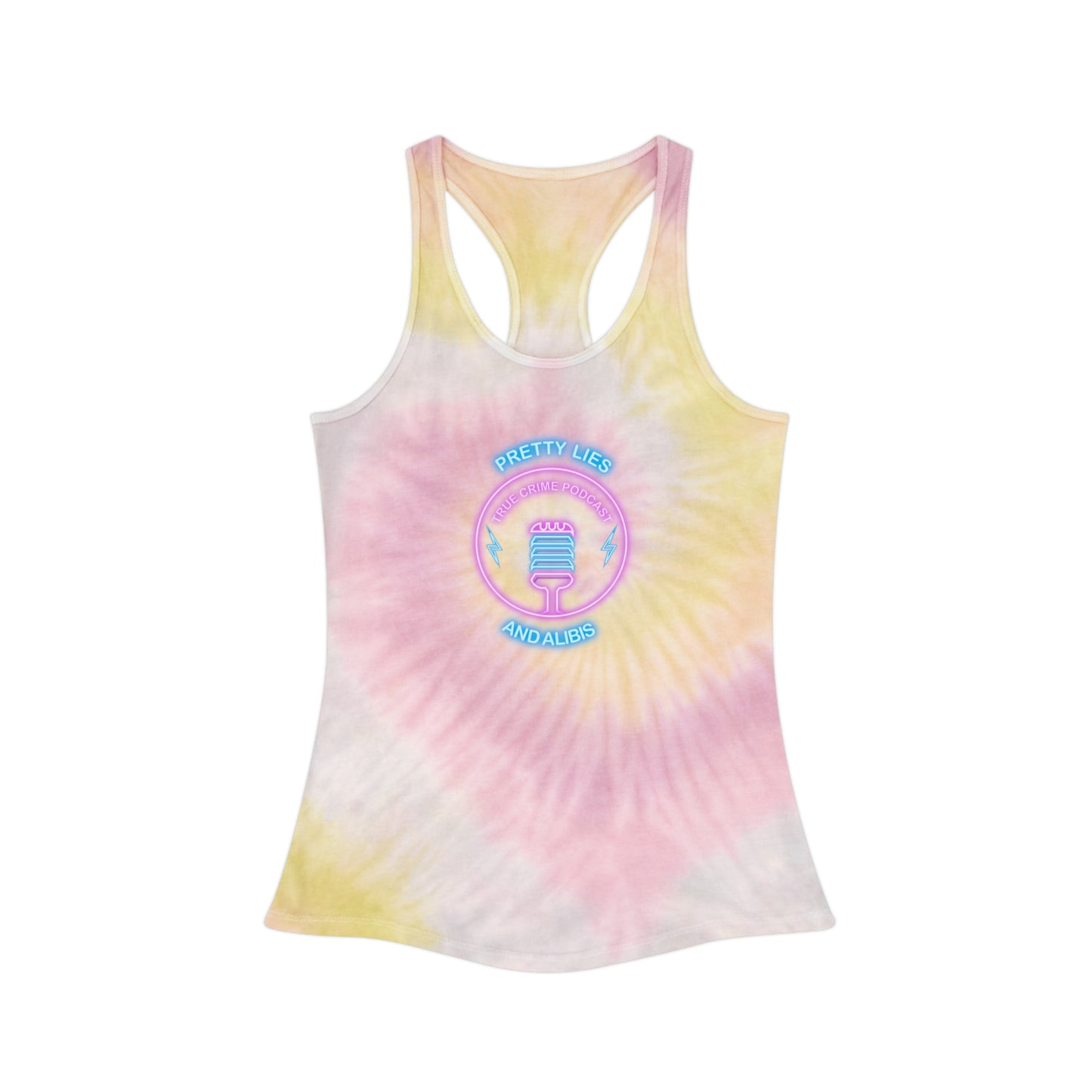 Logo Tie Dye Racerback Tank Top