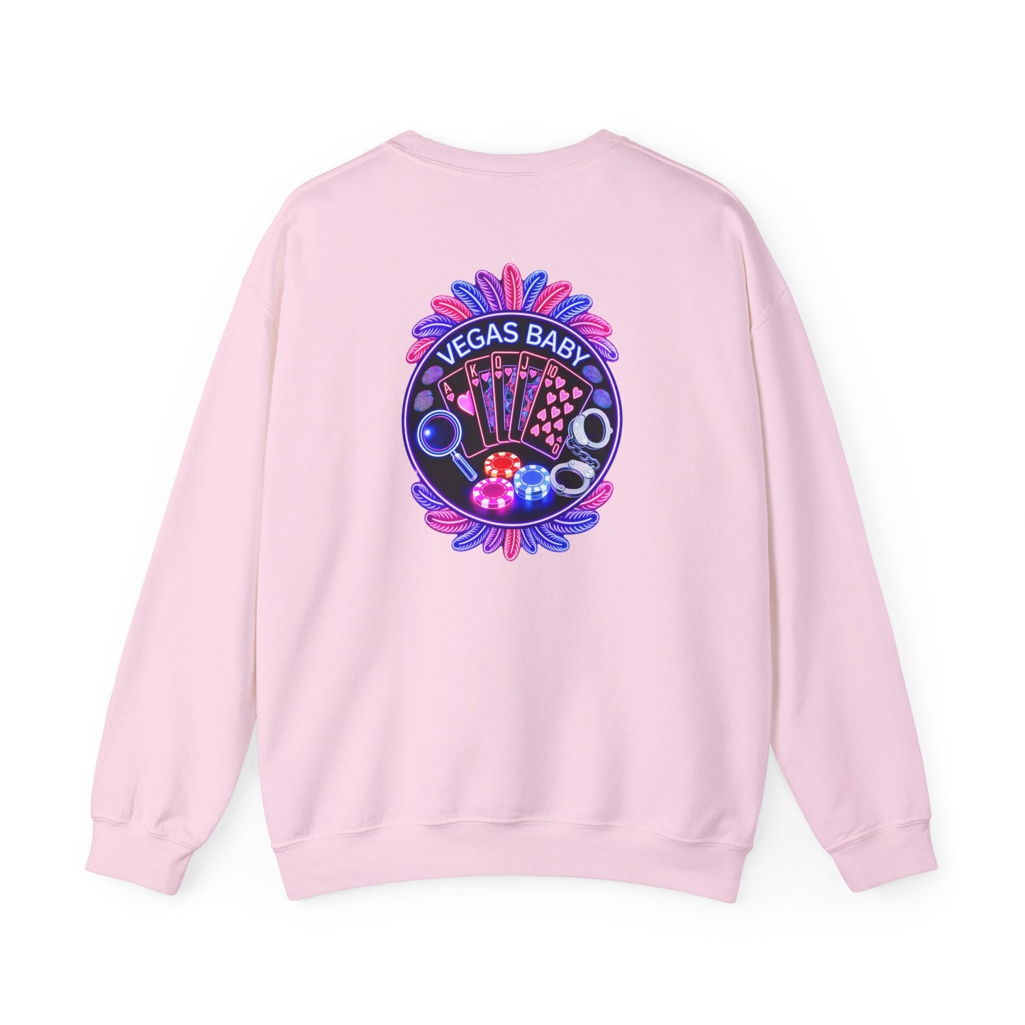 Vegas Baby Crewneck Sweatshirt — Crime Con 26'