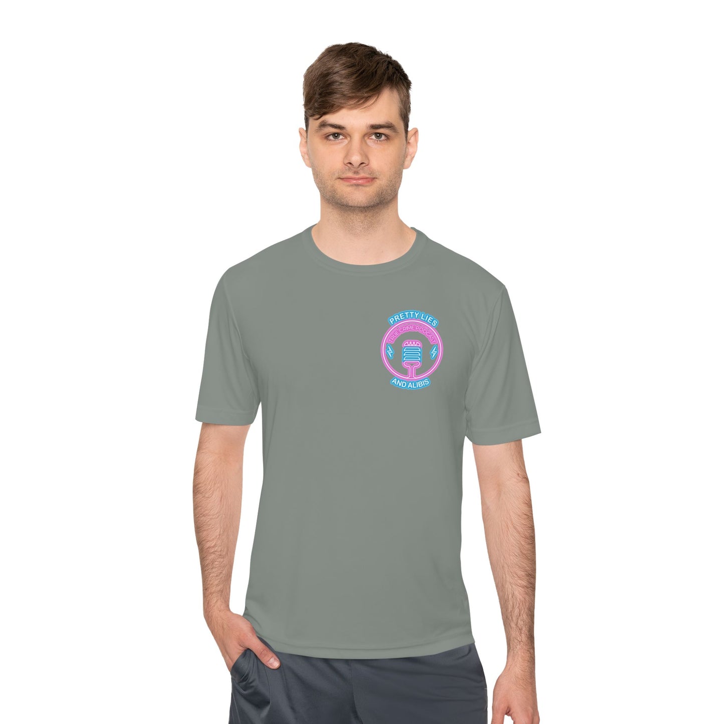 Moisture-Wicking Tee — "Stack Chips Not Charges" Crime Con 26'