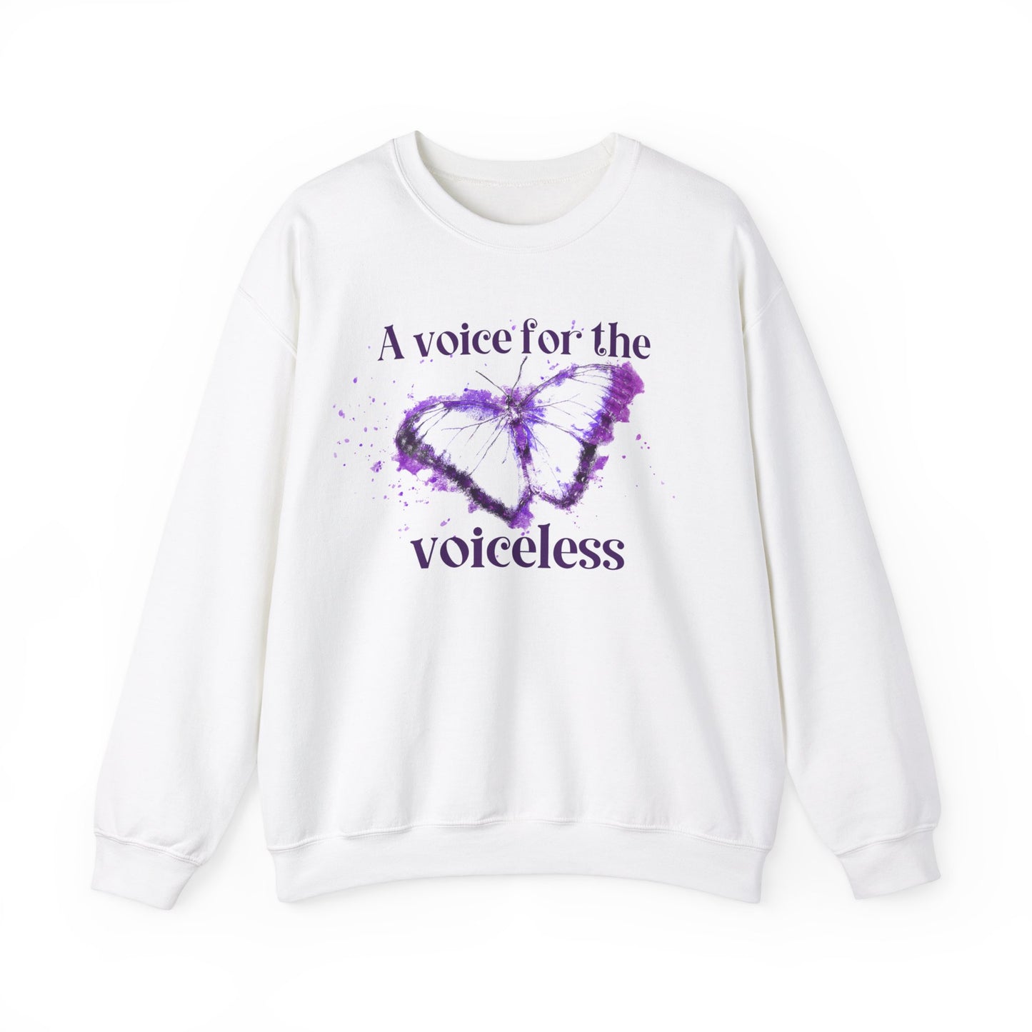 Voice For The Voiceless Unisex Heavy Blend™ Crewneck Sweatshirt