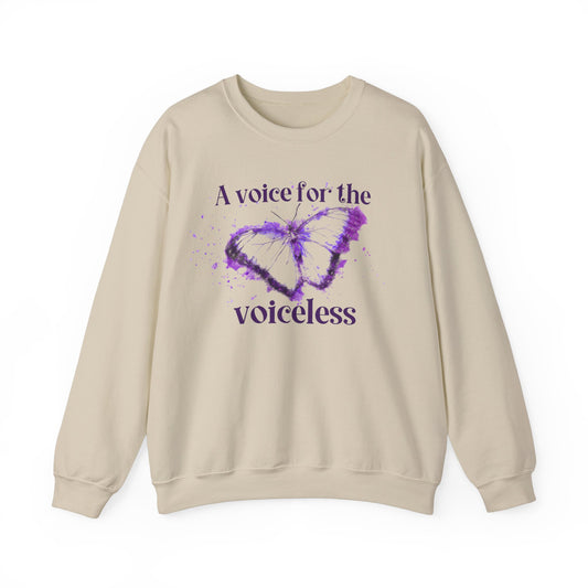 Voice For The Voiceless Unisex Heavy Blend™ Crewneck Sweatshirt