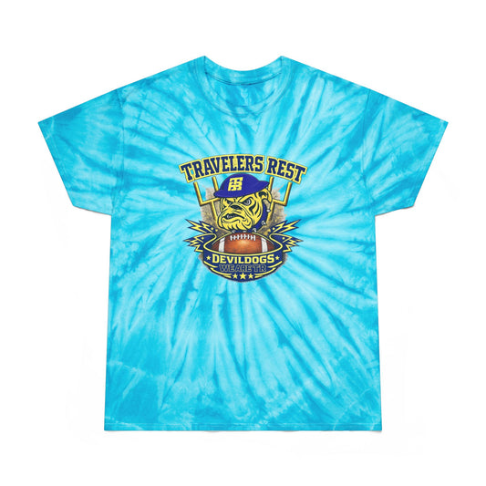 Travelers Rest Devildogs Yellow Cyclone Tie-Dye Tee TRHS
