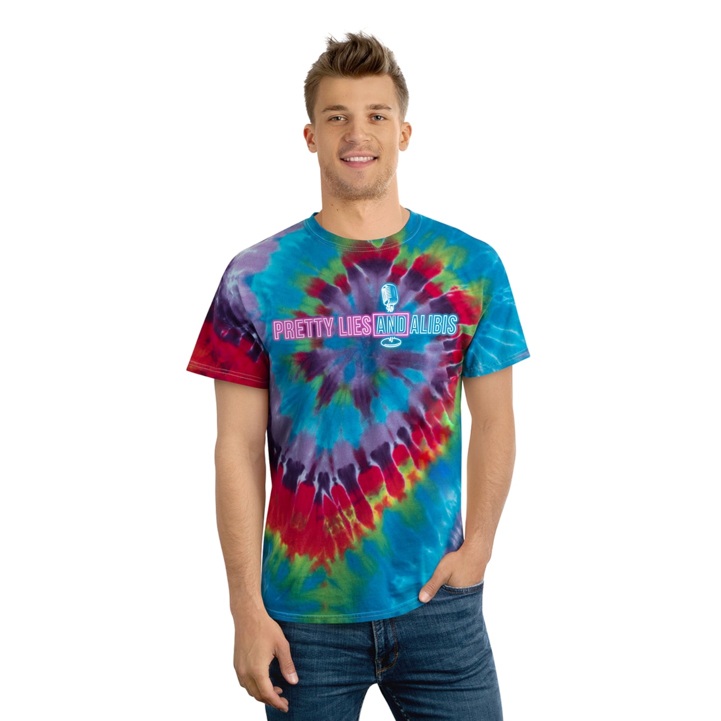 Logo 2 Tie-Dye Tee, Spiral