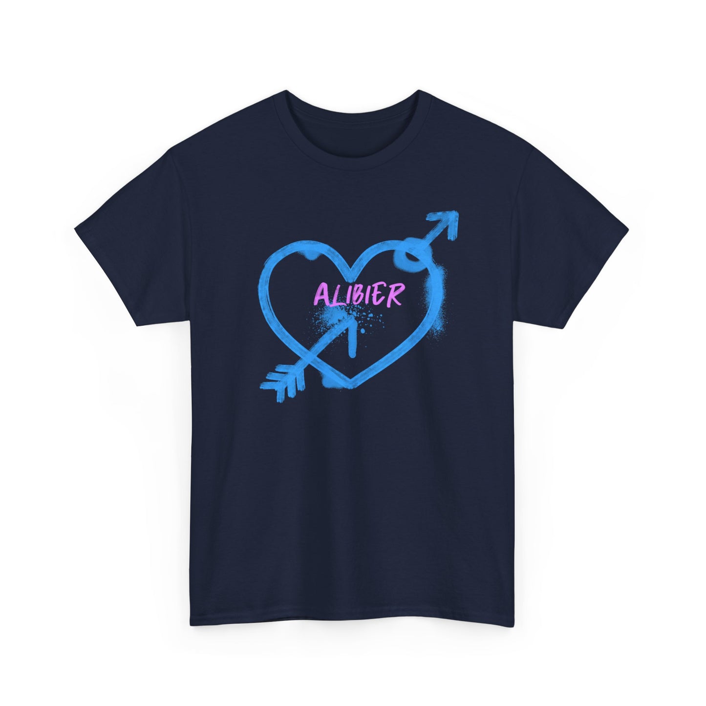 Alibier Heart Unisex Heavy Cotton Tee