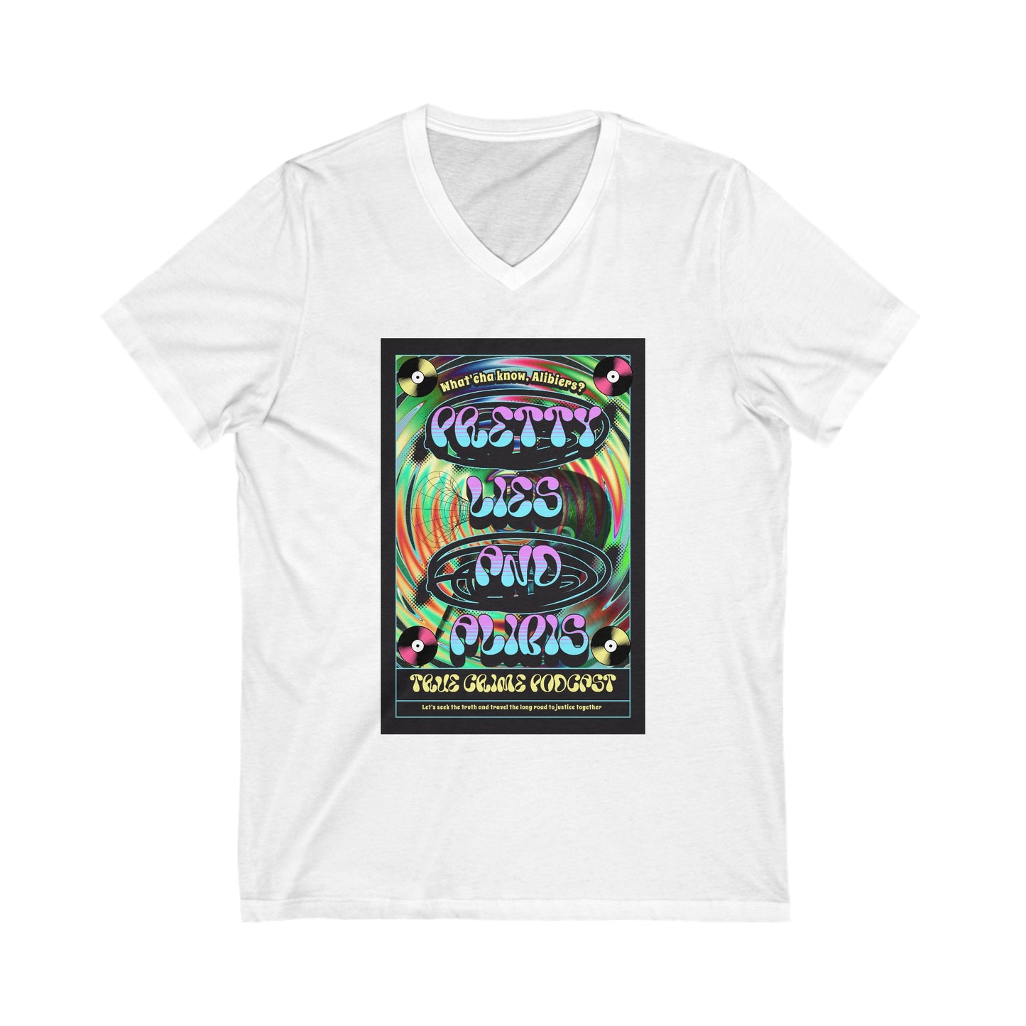 Hippie Unisex Jersey Short Sleeve V-Neck Tee