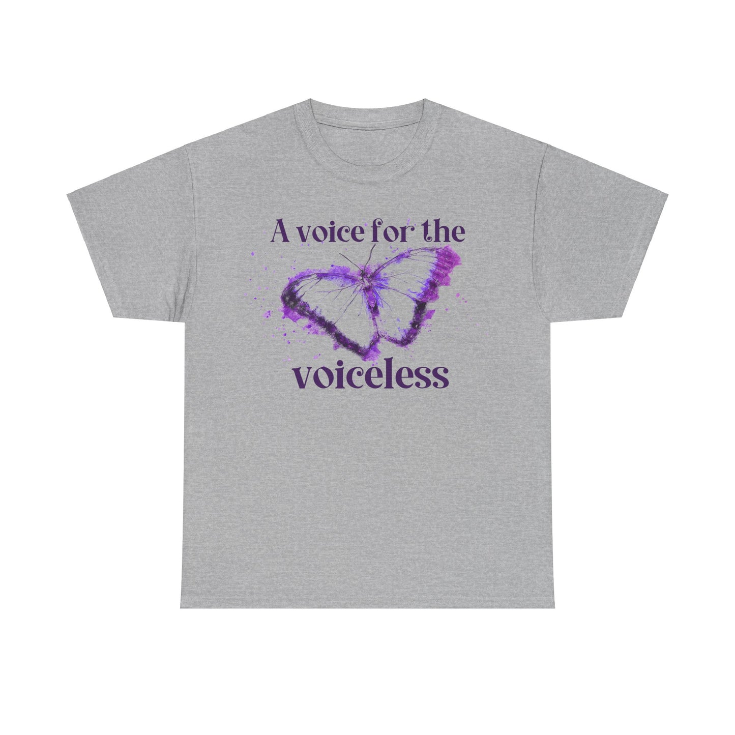 Voice For The Voiceless Unisex Heavy Cotton Tee