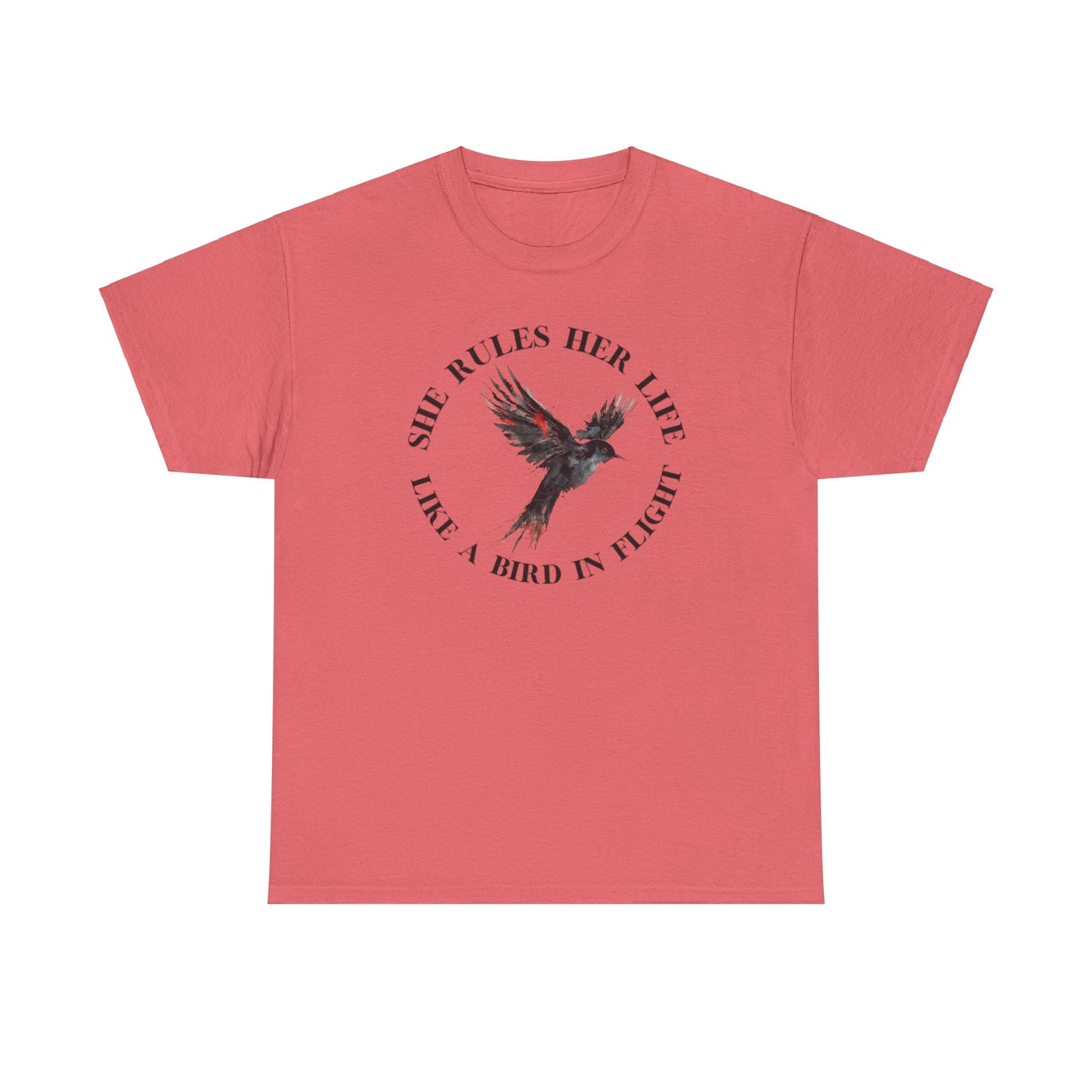 Lyrics Empowering Women's Quote Tee - "She Rules Her Life"