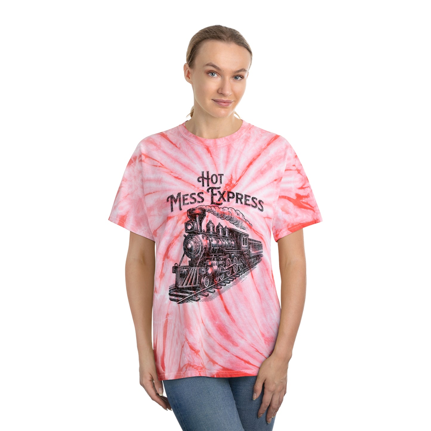 Hot Mess Express Tie-Dye Tee, Cyclone