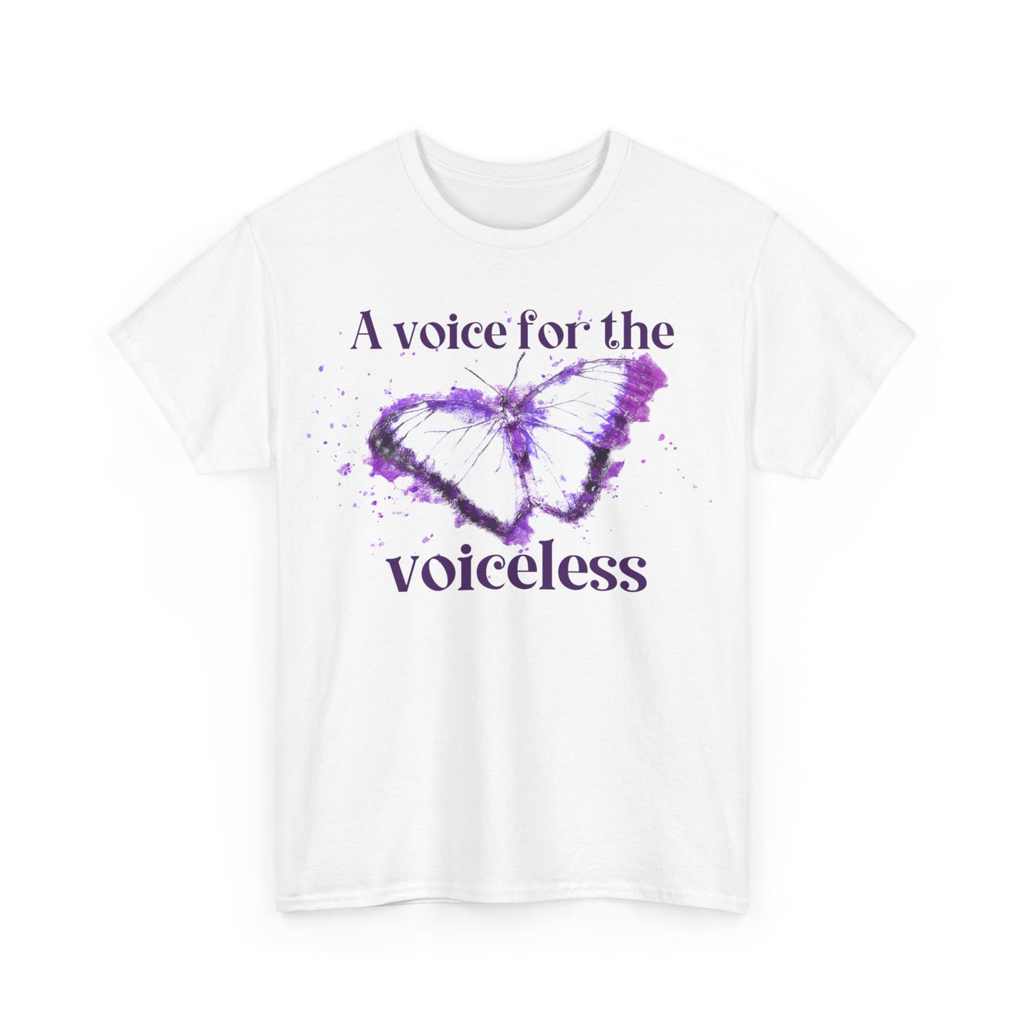 Voice For The Voiceless Unisex Heavy Cotton Tee