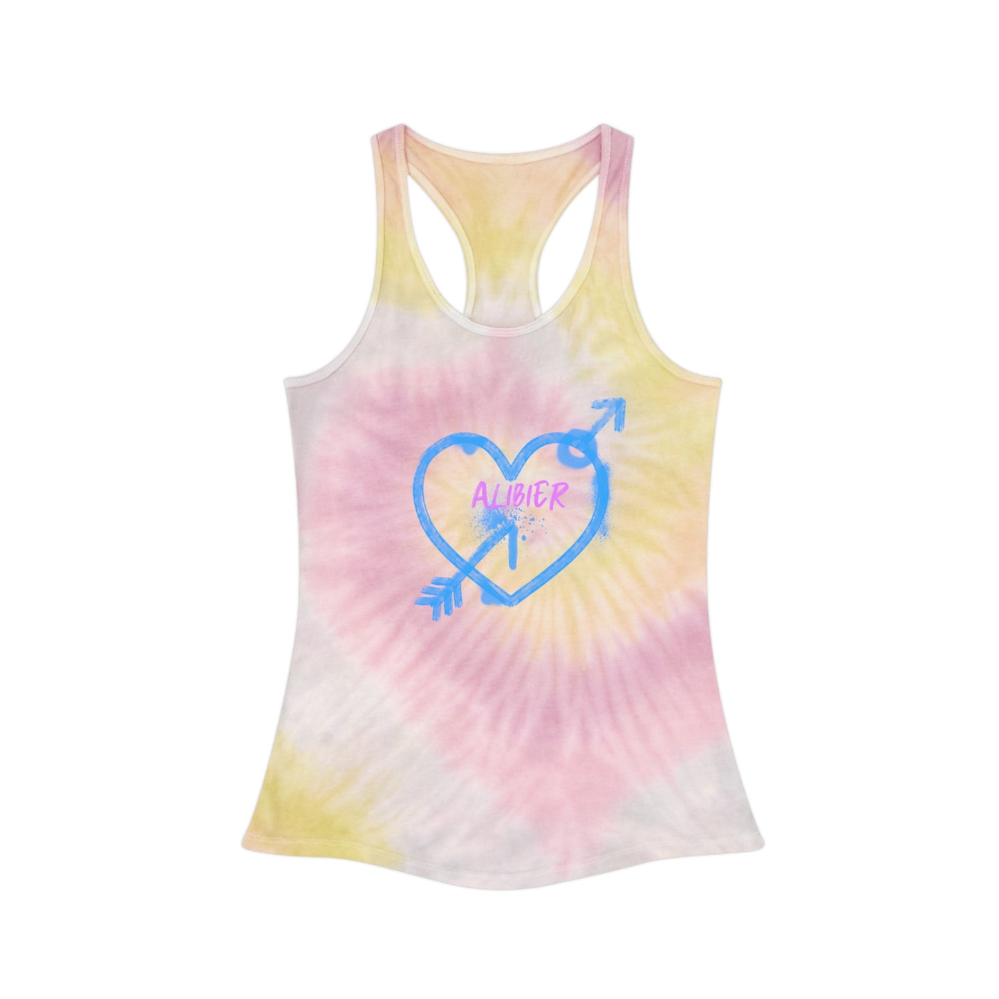 Alibier Tie Dye Racerback Tank Top