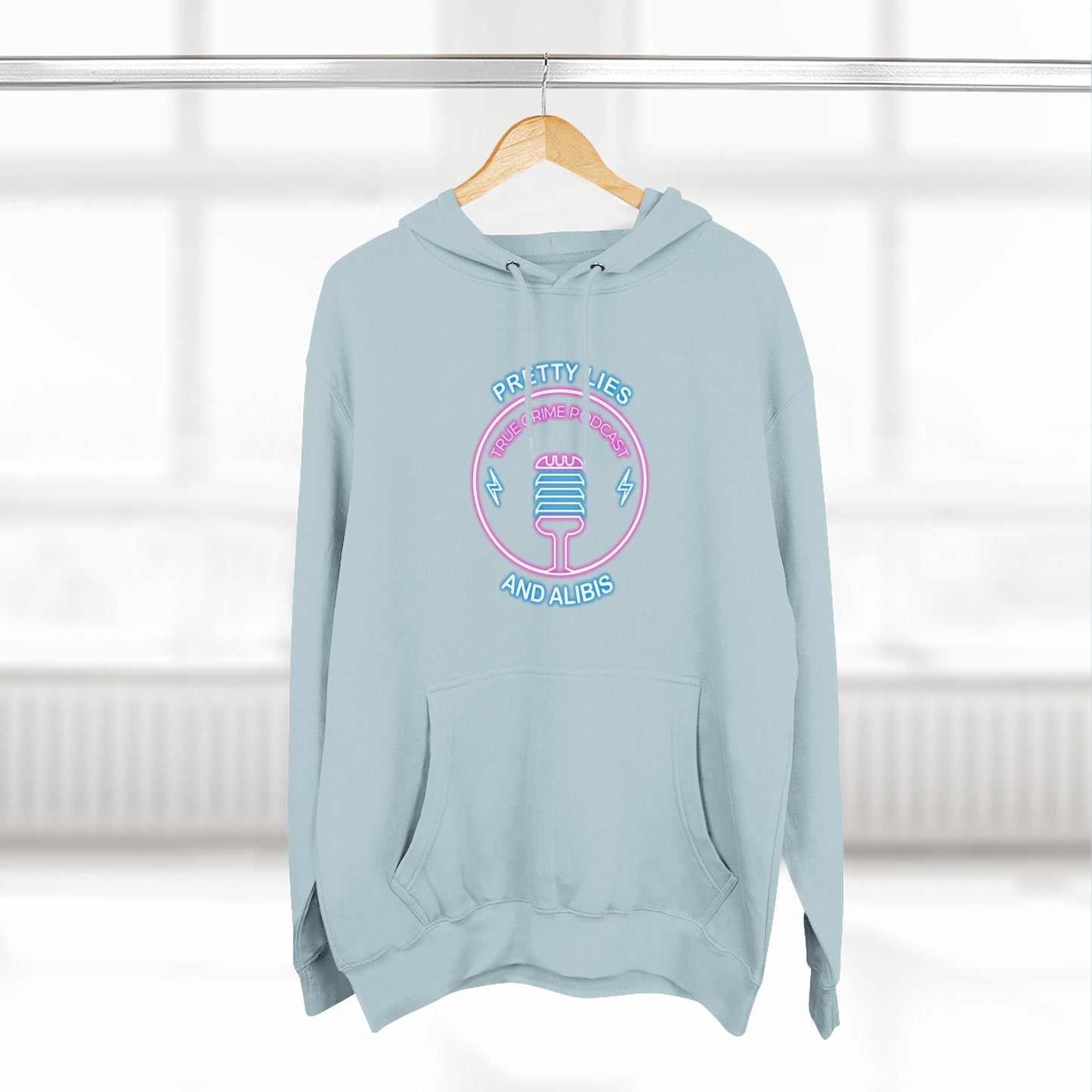 Retro Vegas Neon Hoodie — "What Happens In Vegas" (Design 2) Crime Con 26'