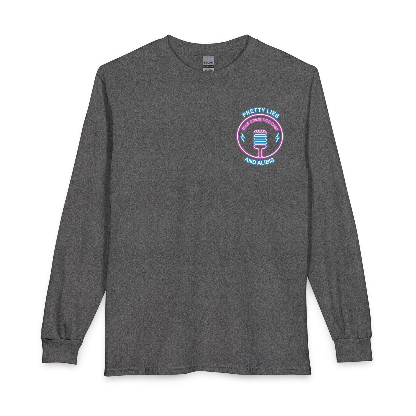Vegas Neon Retro Long Sleeve Tee — "What Happens In Vegas" Crime Con 26'