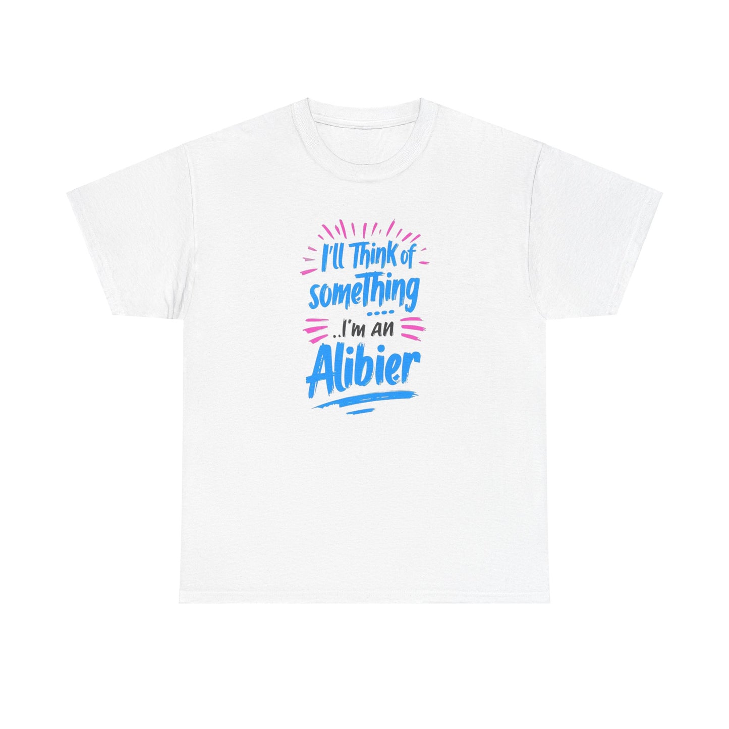 NEW!  Unisex Heavy Cotton Tee - 'I'll Think of Something' - Perfect Gift for Creative Minds