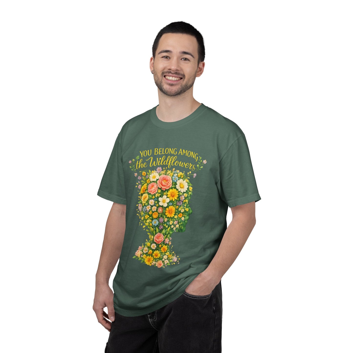 NEW Lyrics T‑Shirt — “You Belong Among the Wildflowers”
