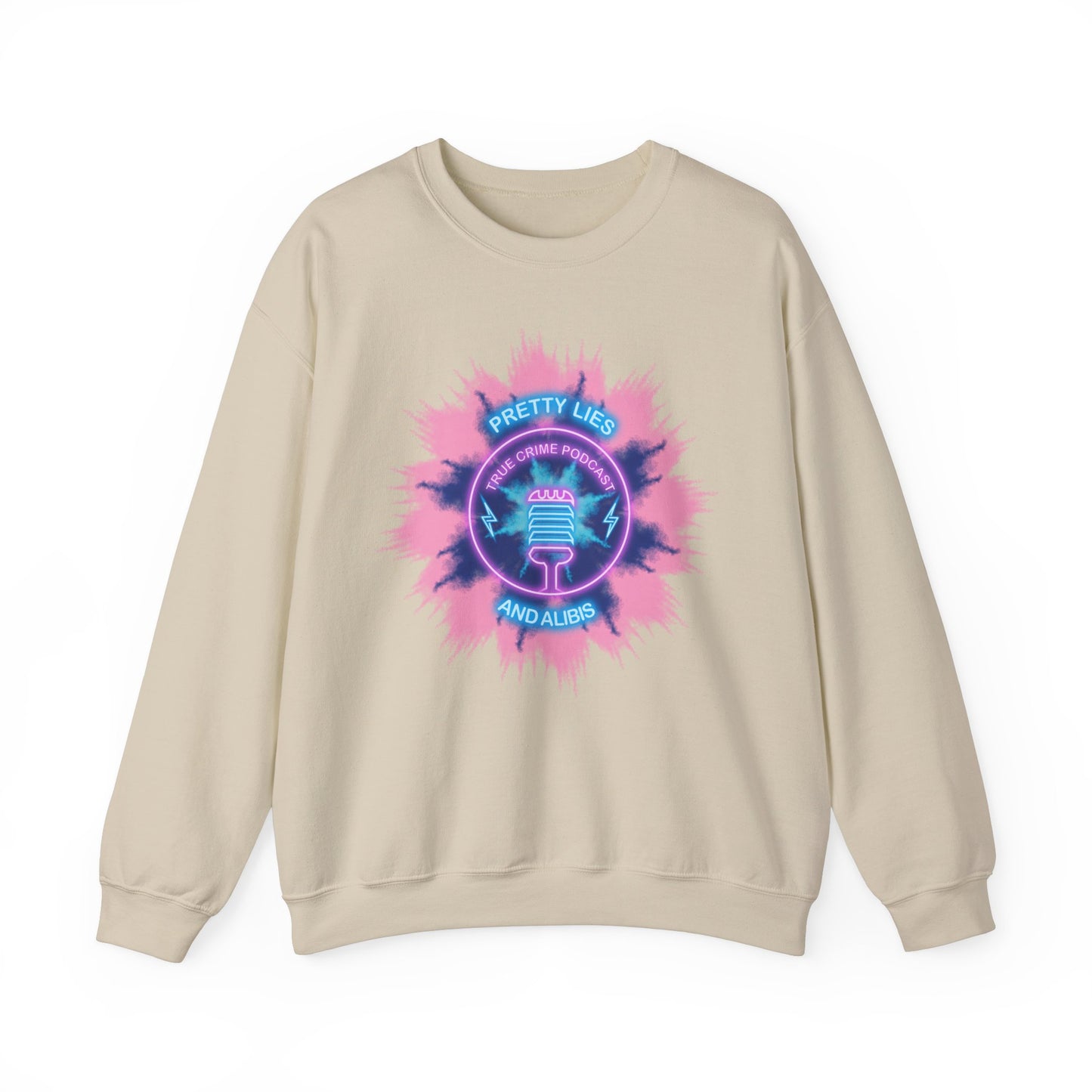 Tie Dye Burst Unisex Heavy Blend™ Crewneck Sweatshirt