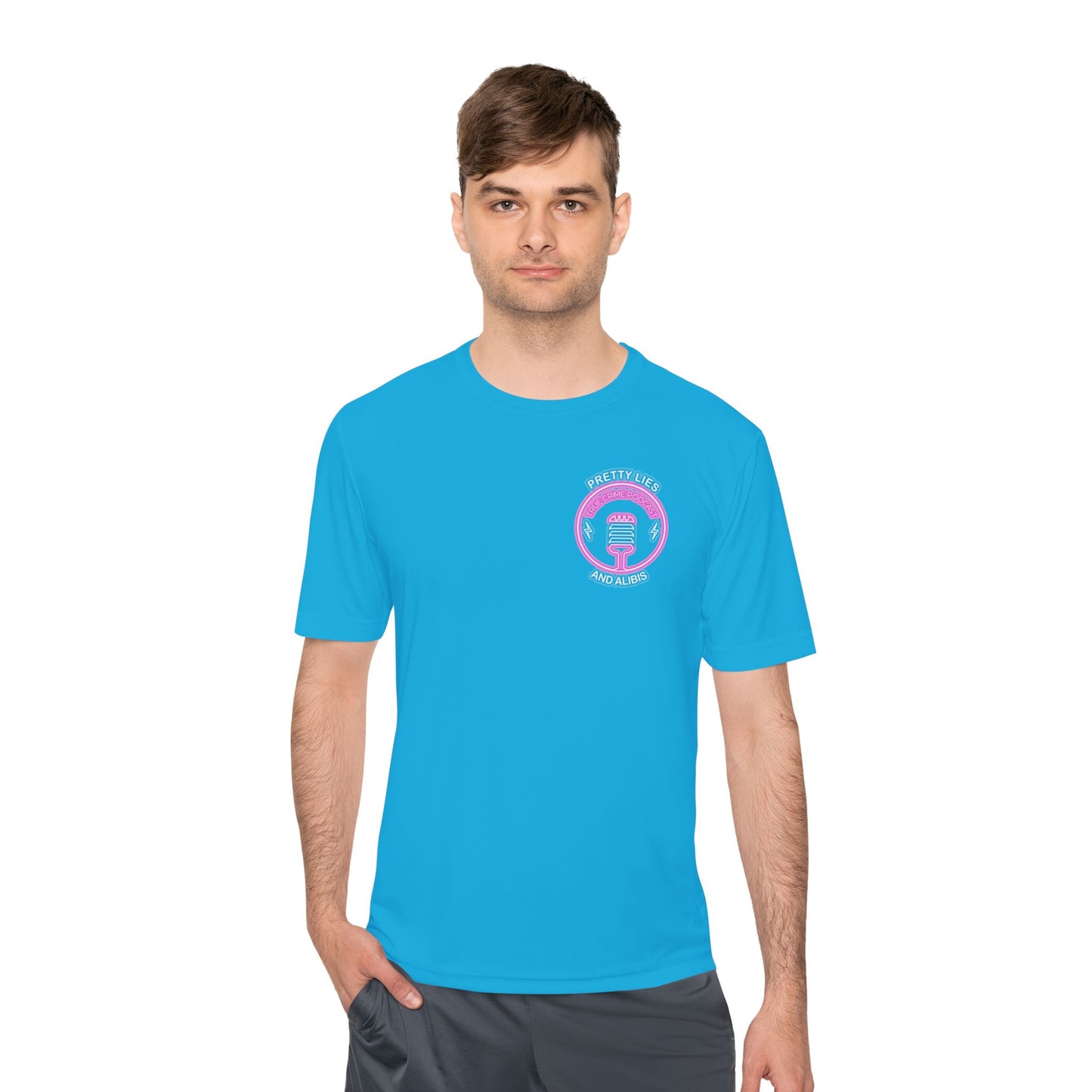 Moisture-Wicking Tee — "Stack Chips Not Charges" Crime Con 26'