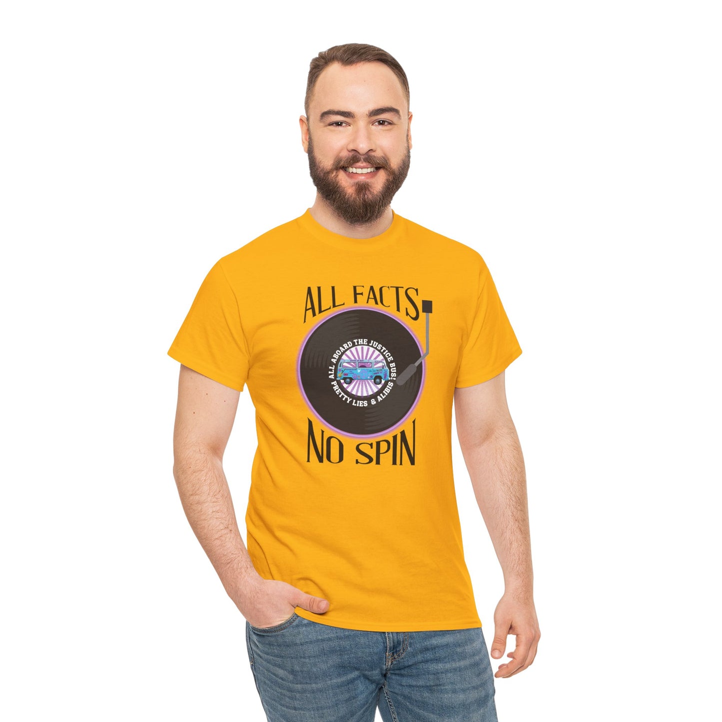 All Facts No Spin Unisex Heavy Cotton Tee