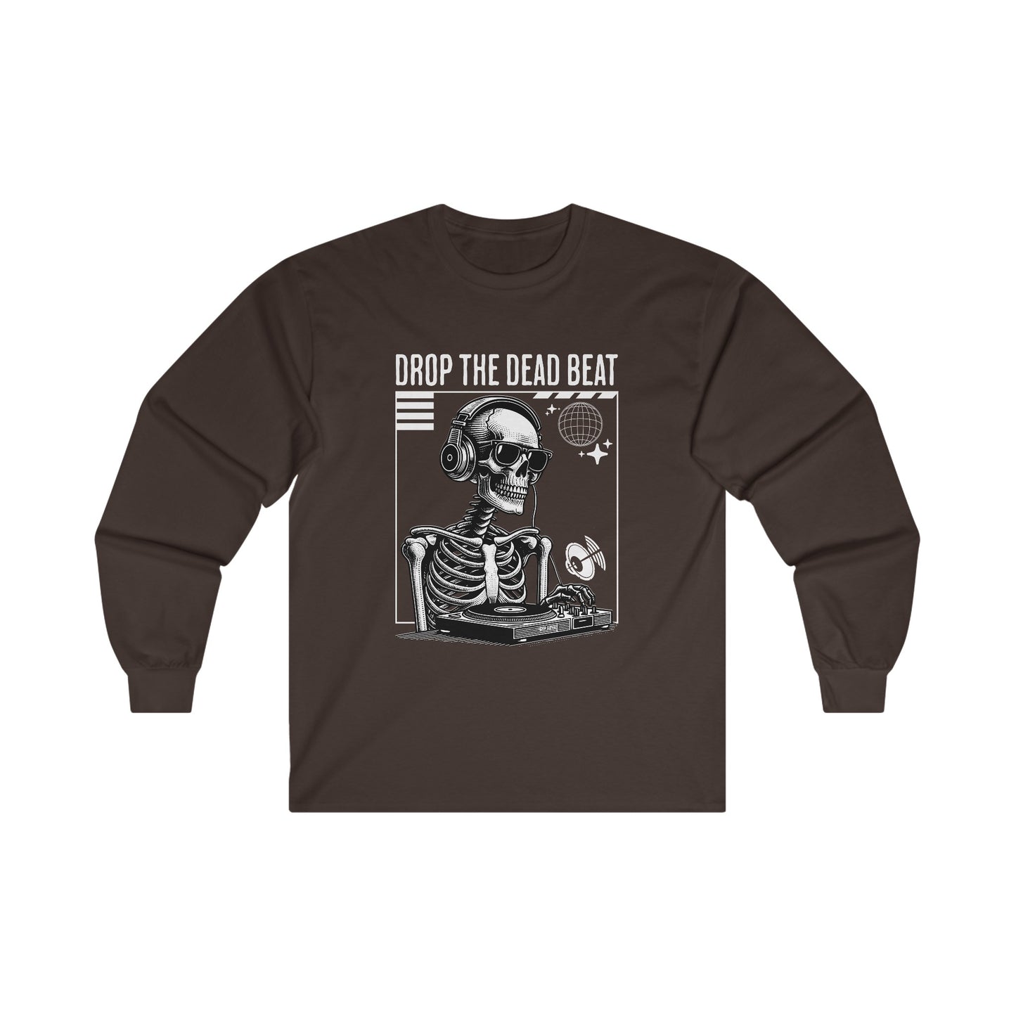 Halloween Drop The Dead Beat Unisex Ultra Cotton Long Sleeve Tee