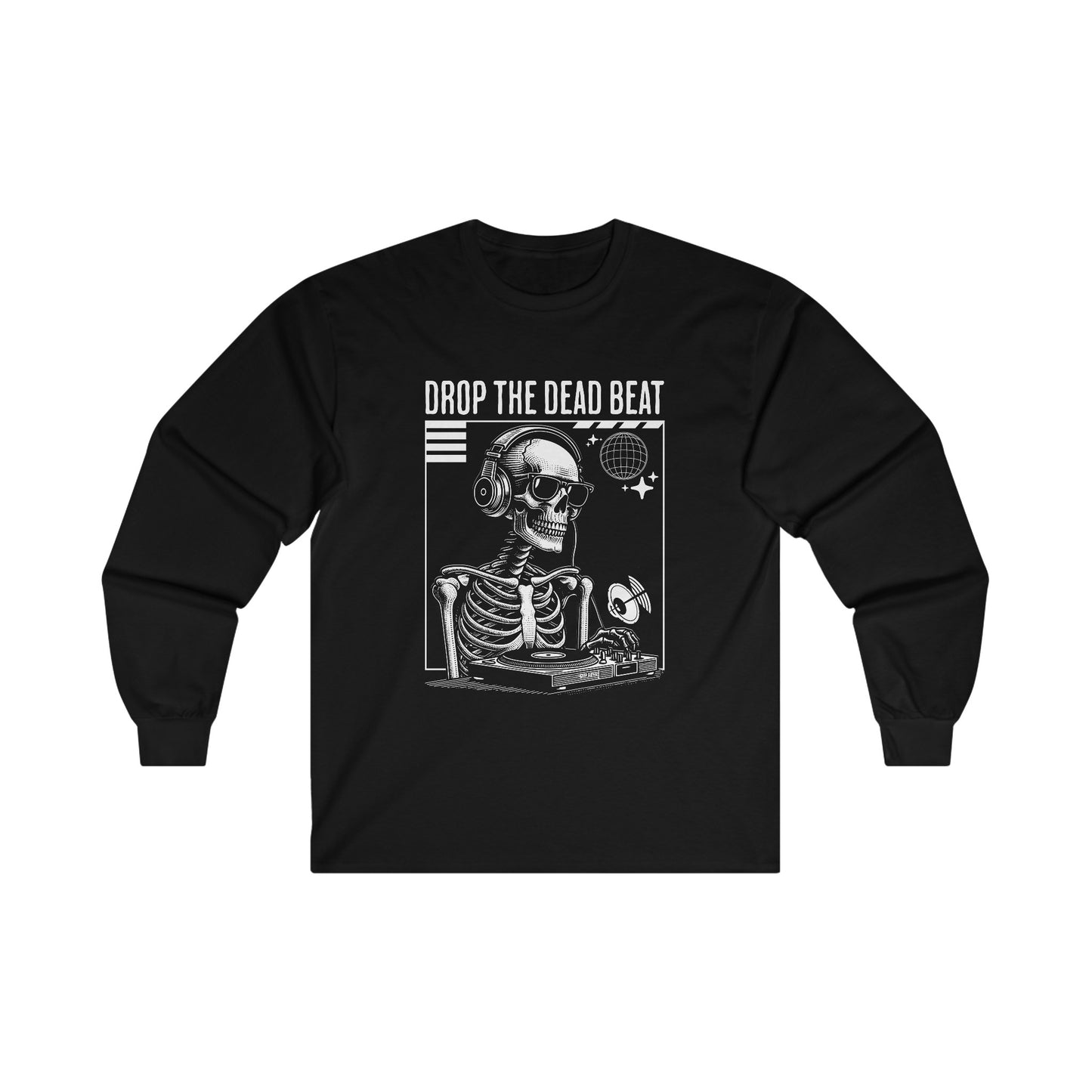 Halloween Drop The Dead Beat Unisex Ultra Cotton Long Sleeve Tee