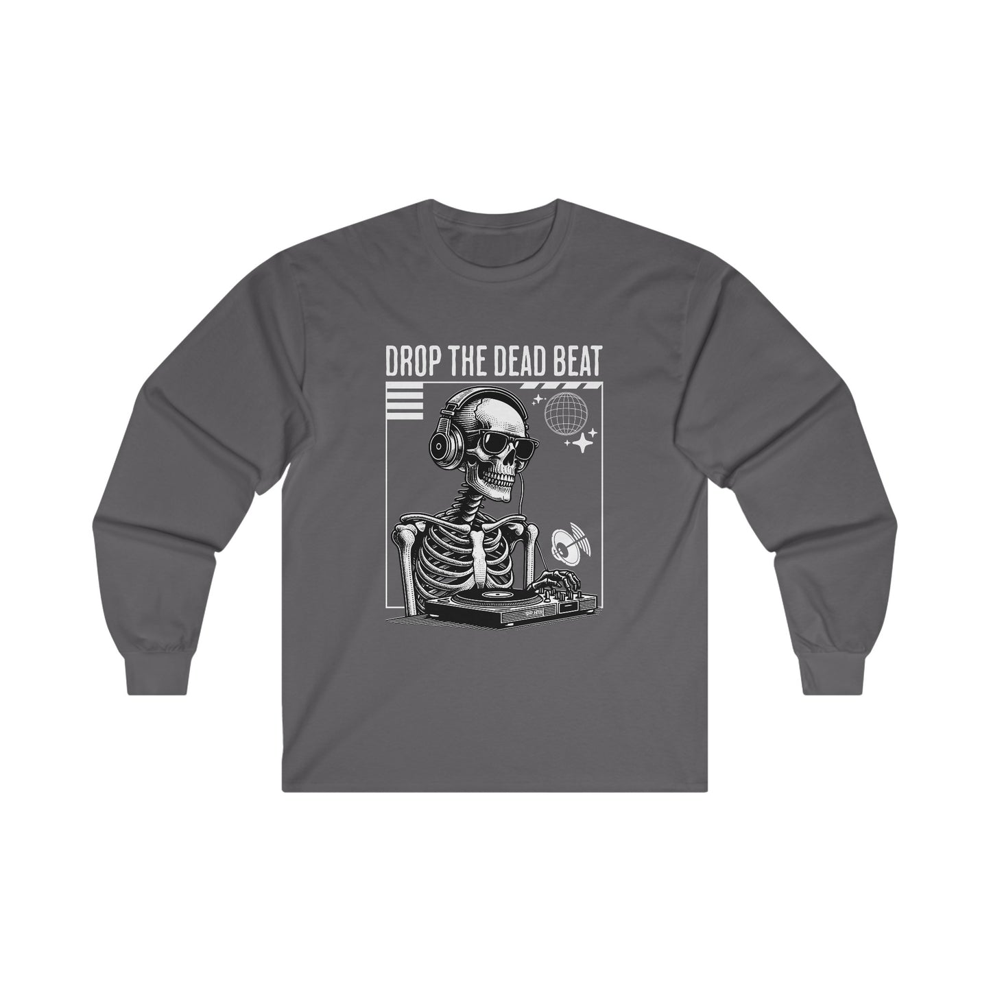 Halloween Drop The Dead Beat Unisex Ultra Cotton Long Sleeve Tee