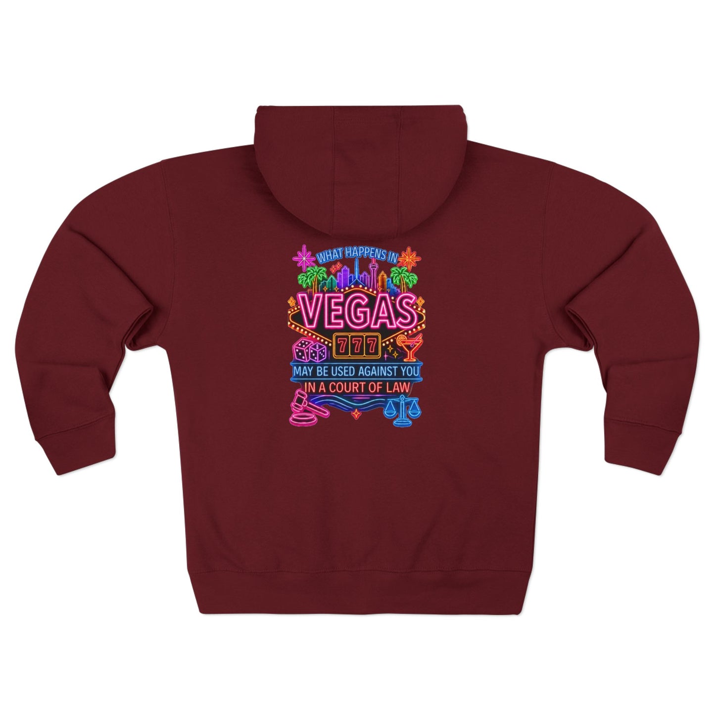 Las Vegas Neon "What Happens In Vegas" Crime Con 26' (Design 2) Hoodie