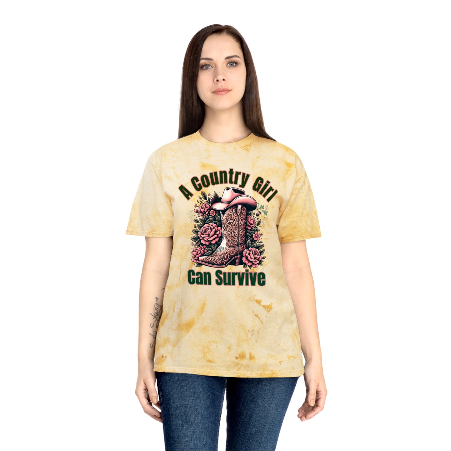 Country Girl Color Blast Tee - NEW 2025