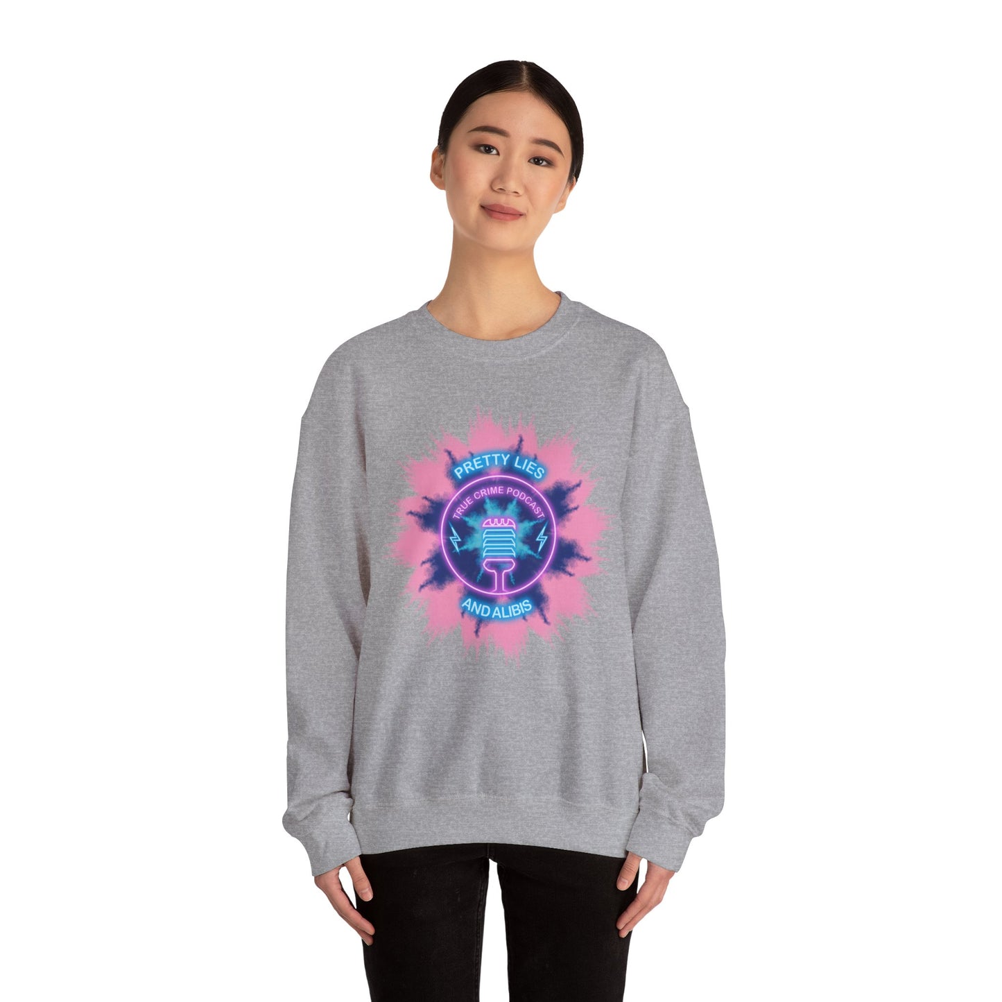 Tie Dye Burst Unisex Heavy Blend™ Crewneck Sweatshirt