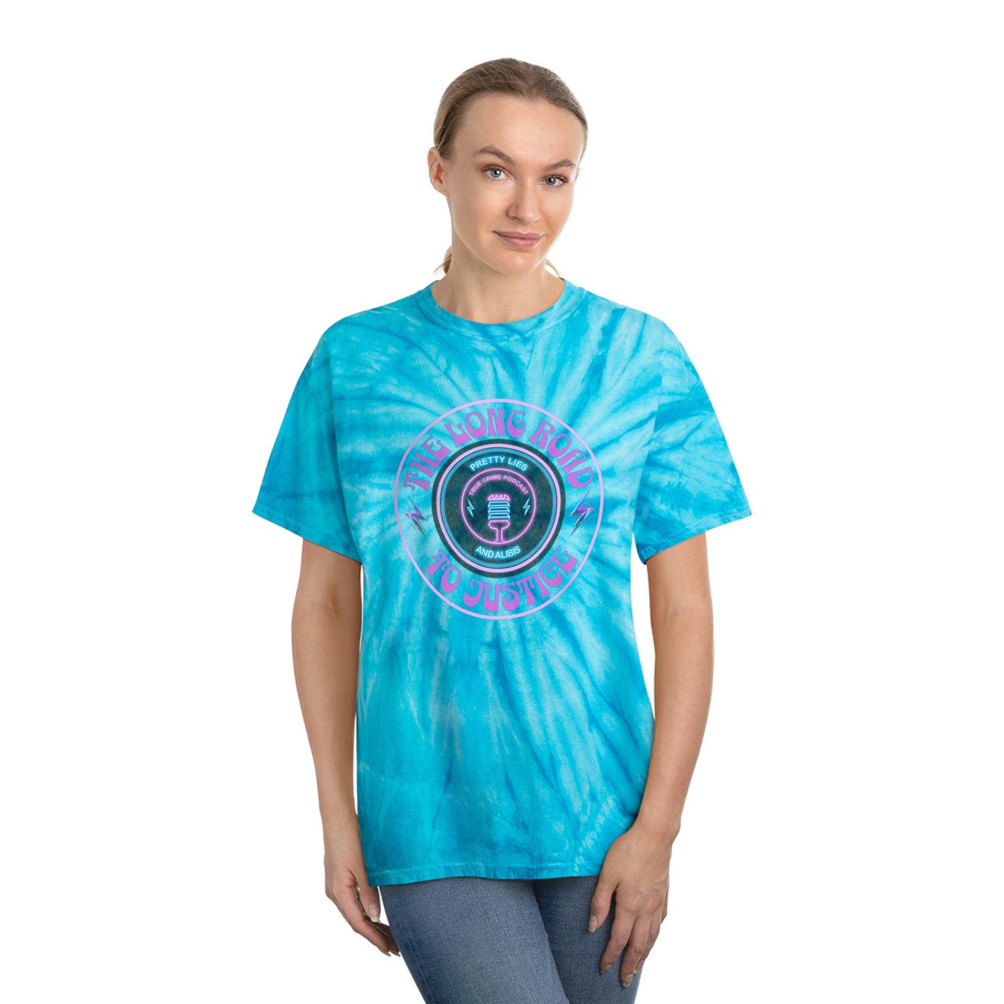 Long Road To Justice Tie-Dye Tee, Cyclone