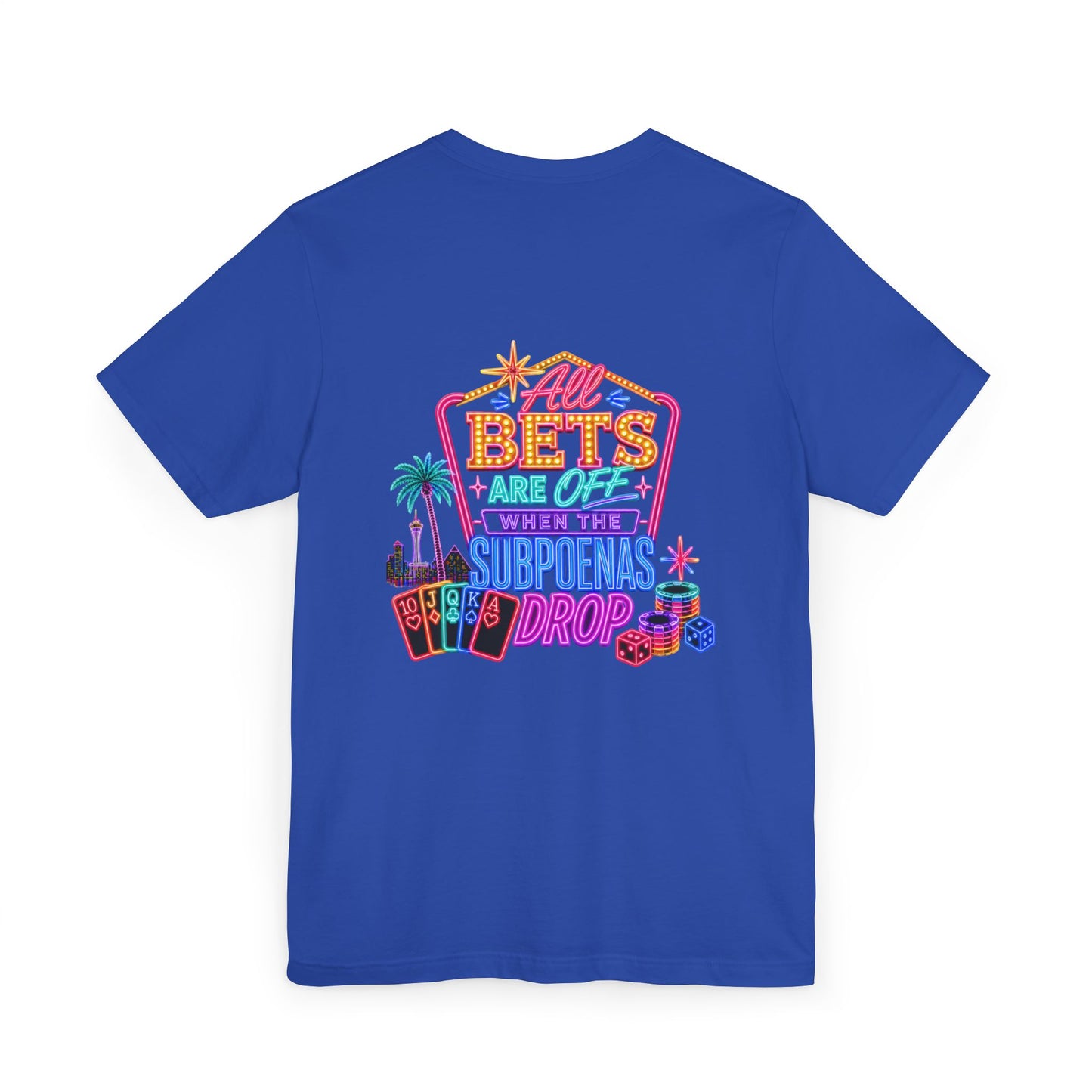 'All Bets Are Off' Retro Vegas Tee Crime Con 26'