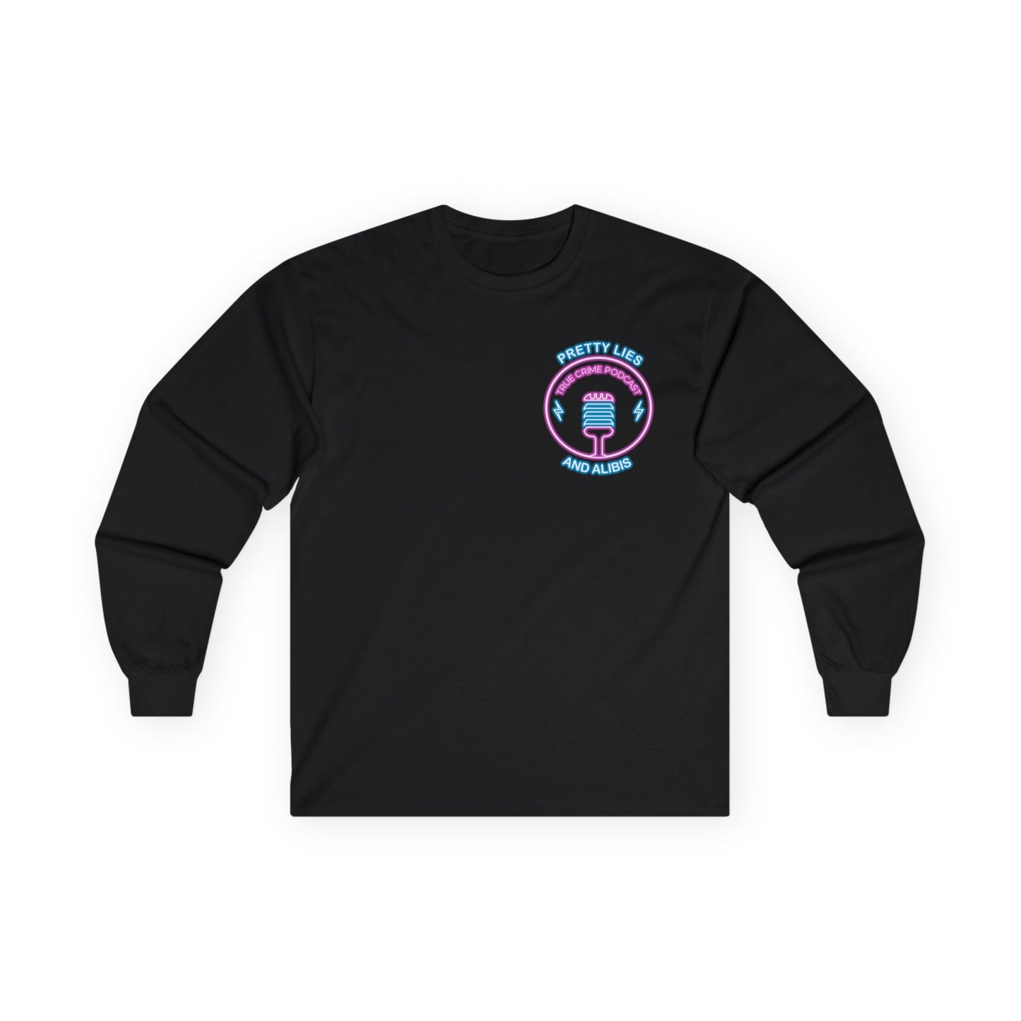 Neon 'What Happens in Vegas' Long Sleeve Tee -Crime Con 26'