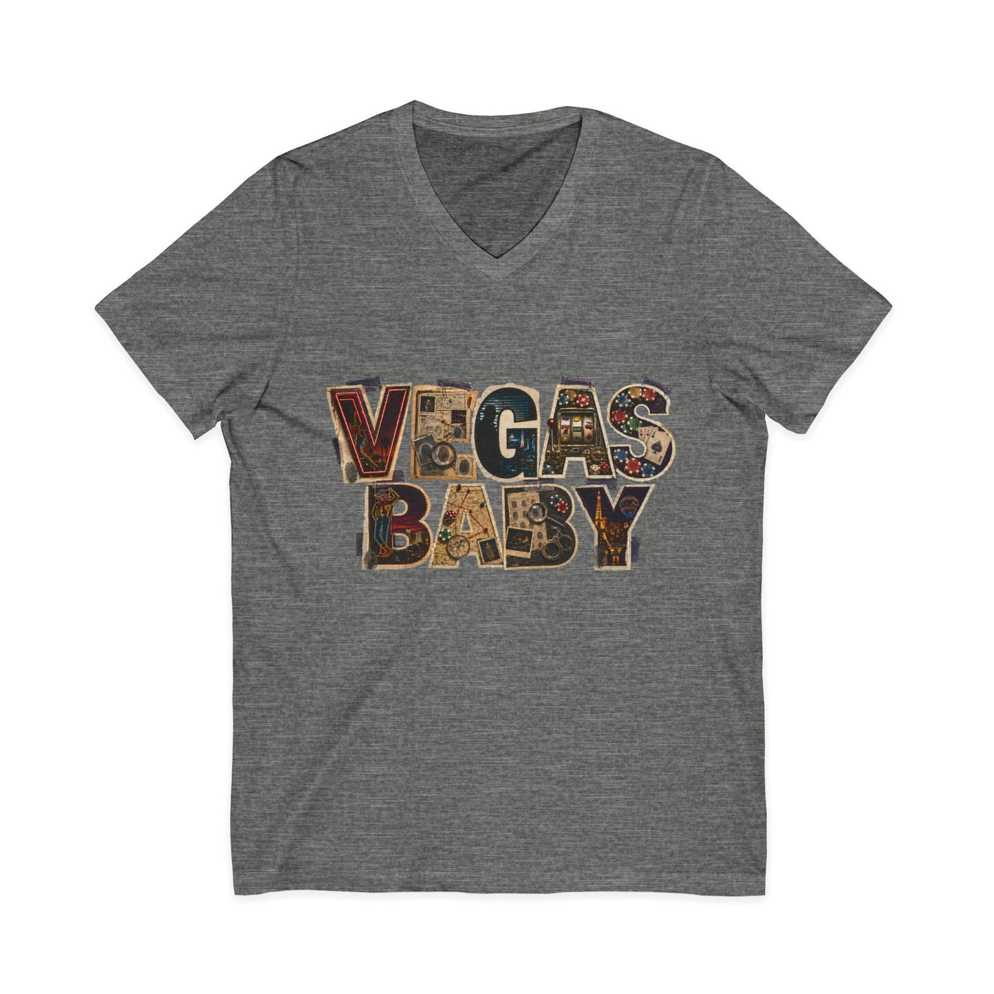 Ransom Vegas Baby V-Neck Tee — Crime Con 26' (No Logo)