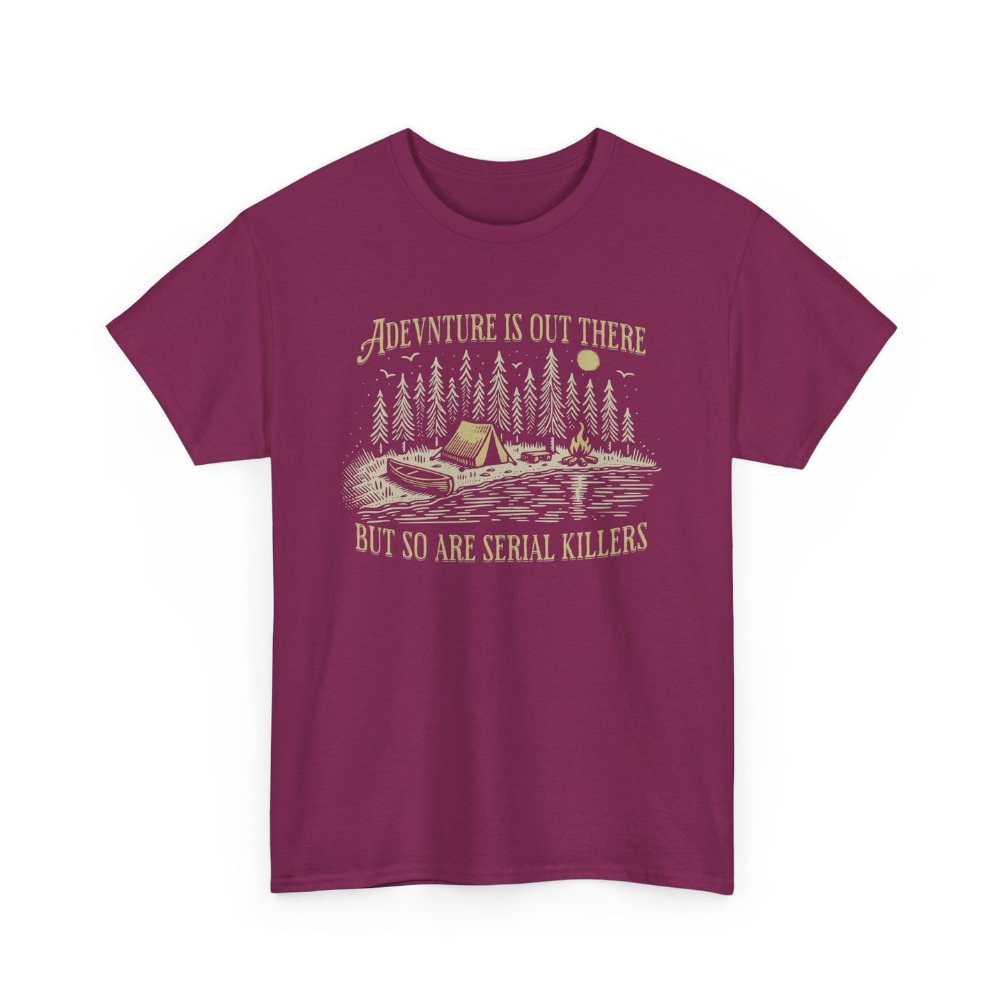 New! Adventure Is Out There Unisex Heavy Cotton Tee