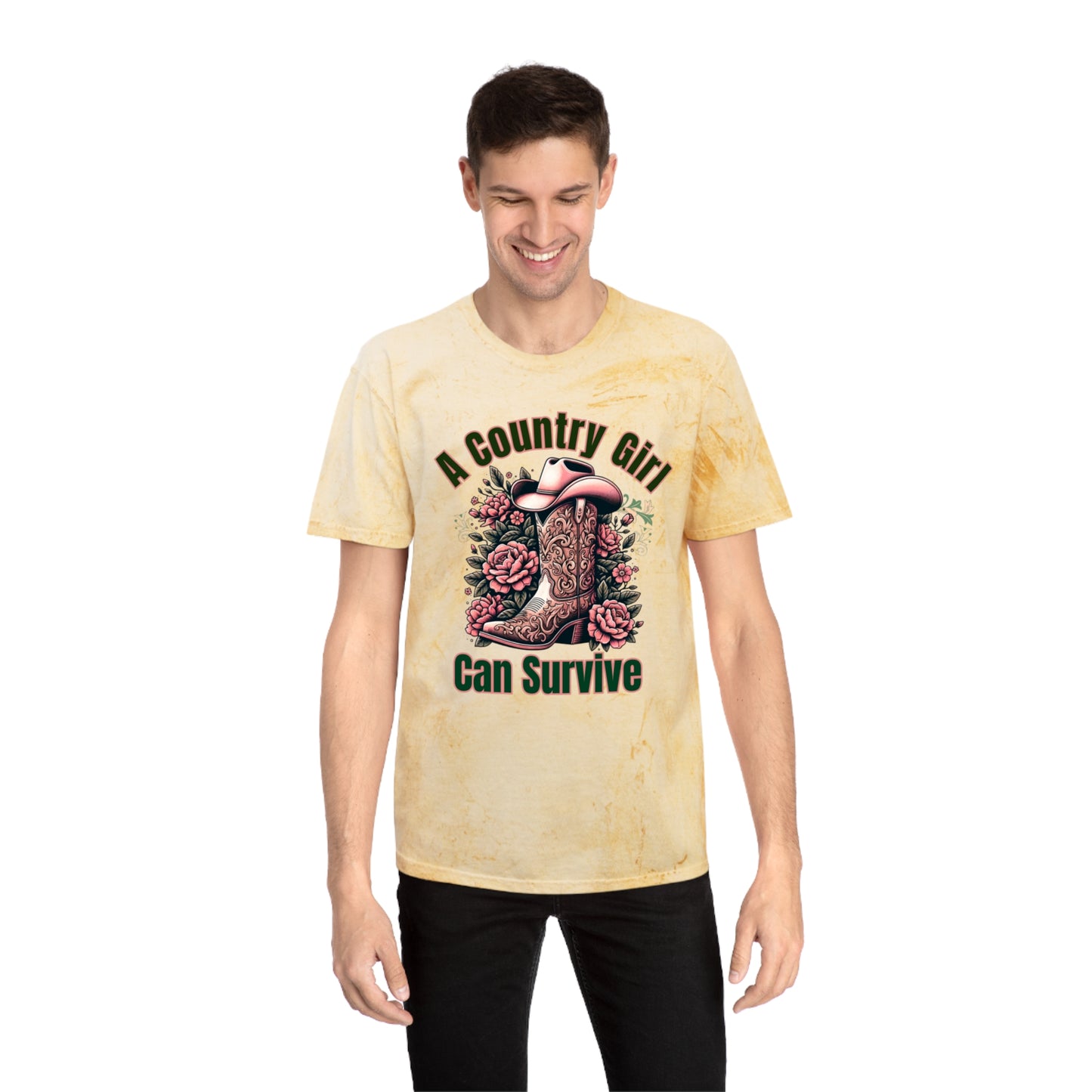 Country Girl Color Blast Tee - NEW 2025