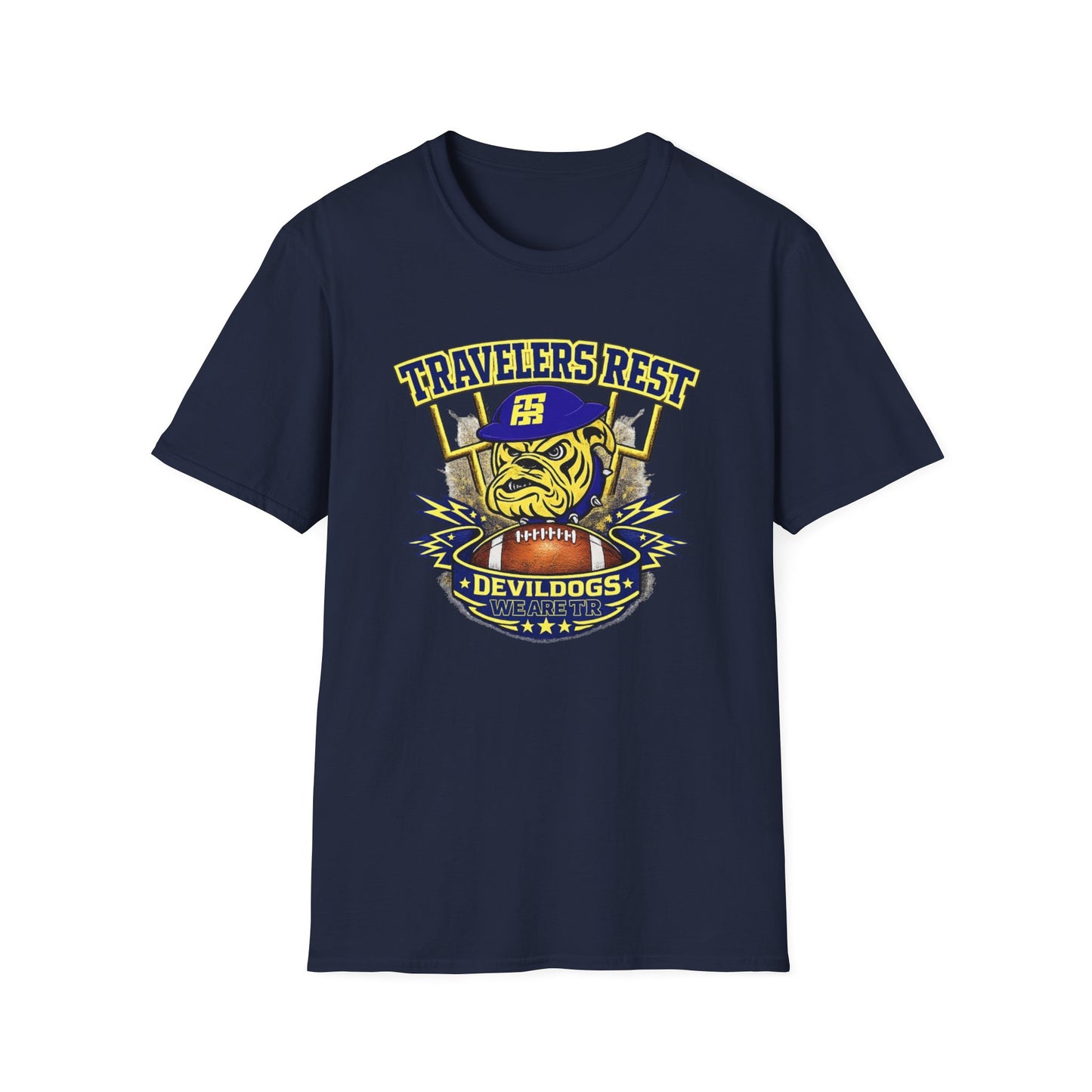 Travelers Rest Devildogs T-Shirt — TRhs Football Tee